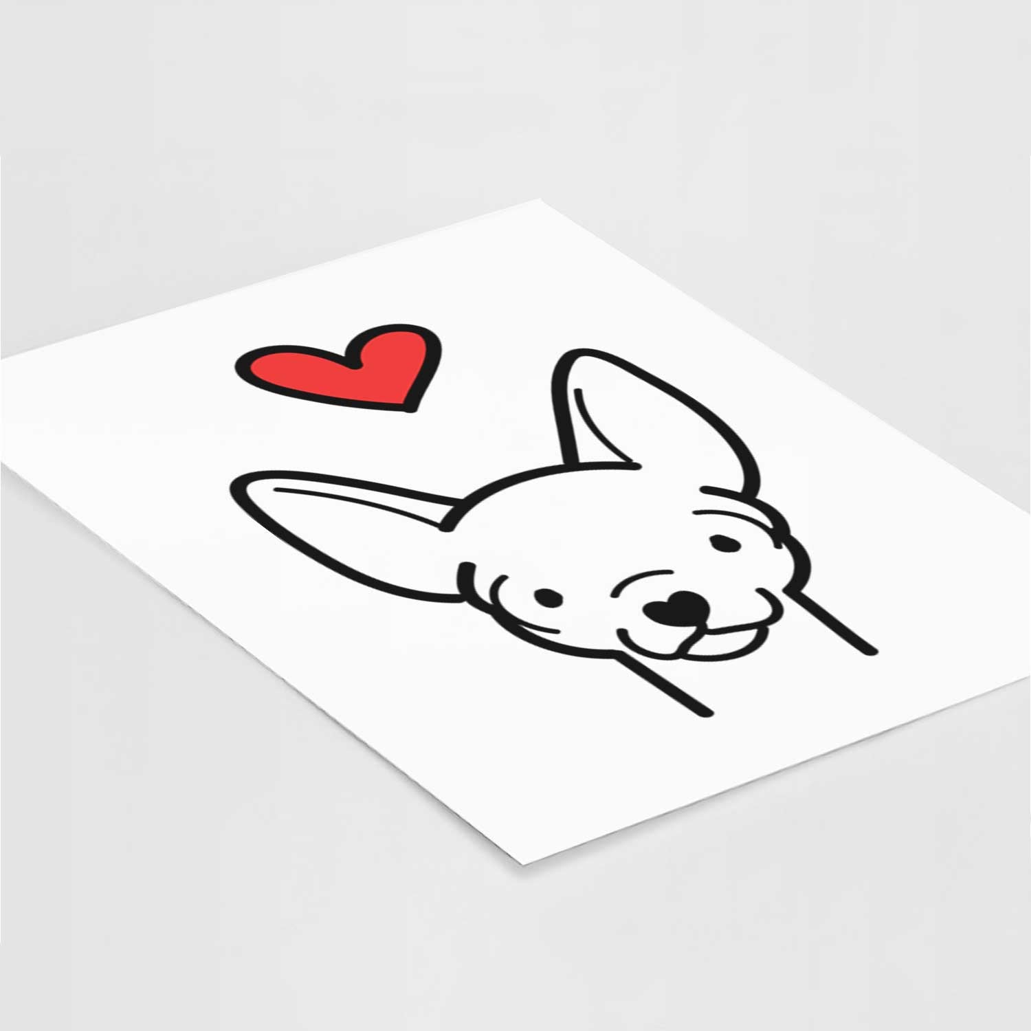 Love Always Chihuahua Art Print