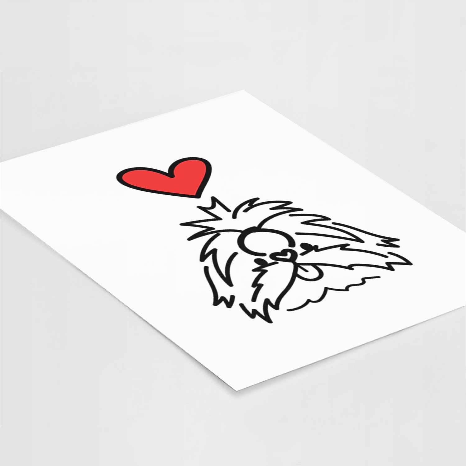 Love Always Shih Tzu - CoCo Art Print