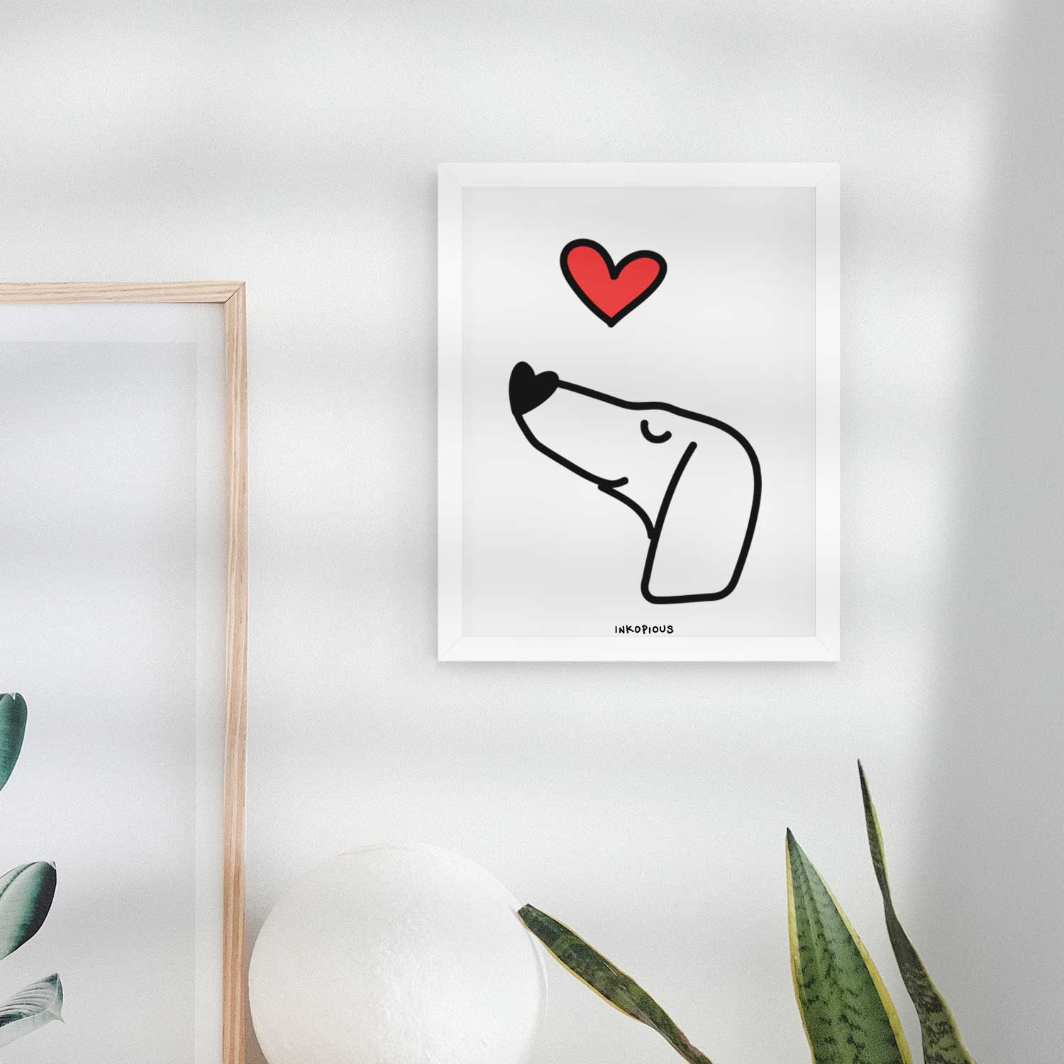 Love Always Dachshund Art Print