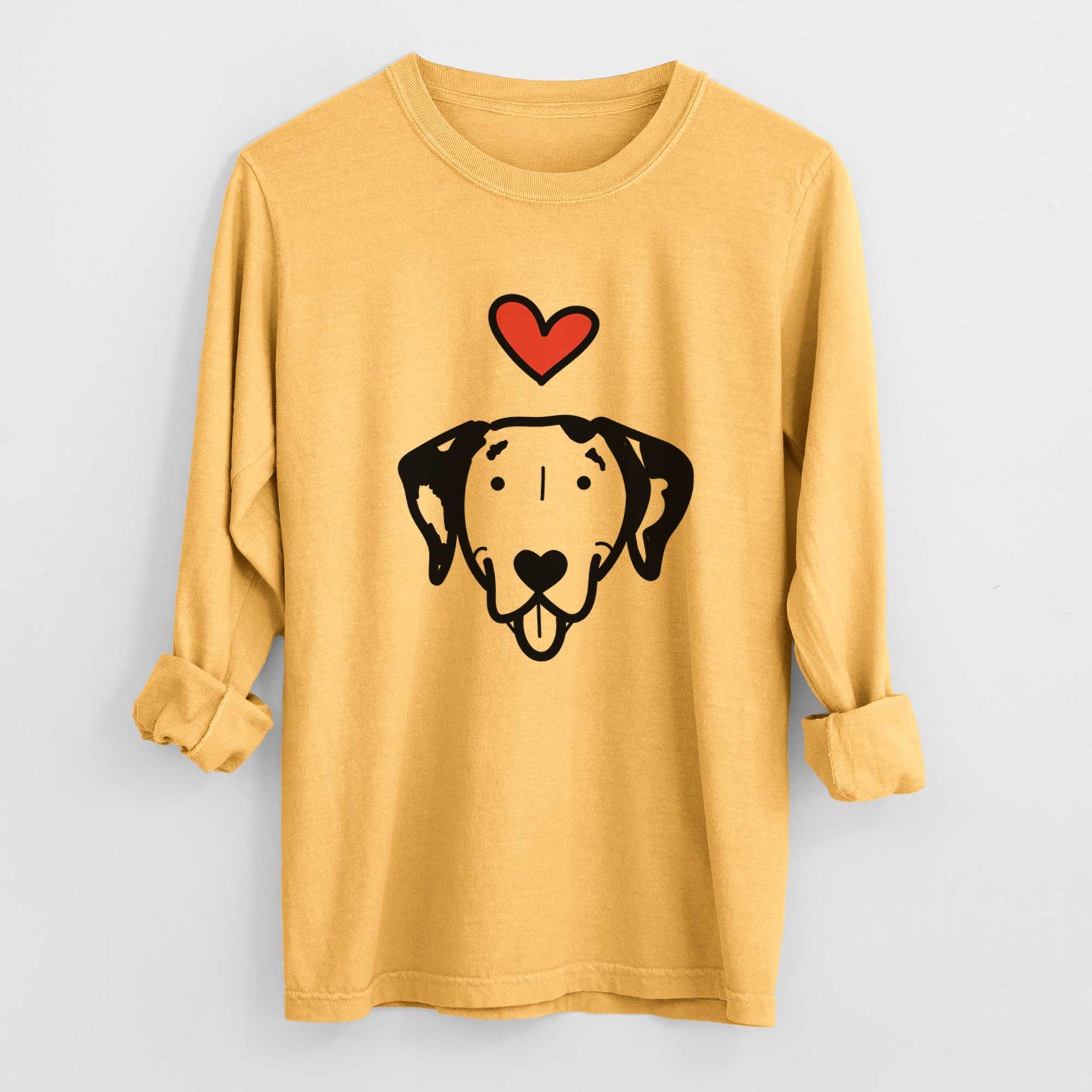 Love Always Dalmatian - Heavyweight 100% Cotton Long Sleeve