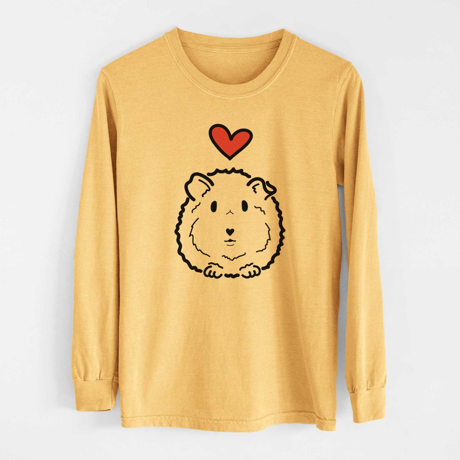 Love Always Guinea Pig - Duke - Heavyweight 100% Cotton Long Sleeve