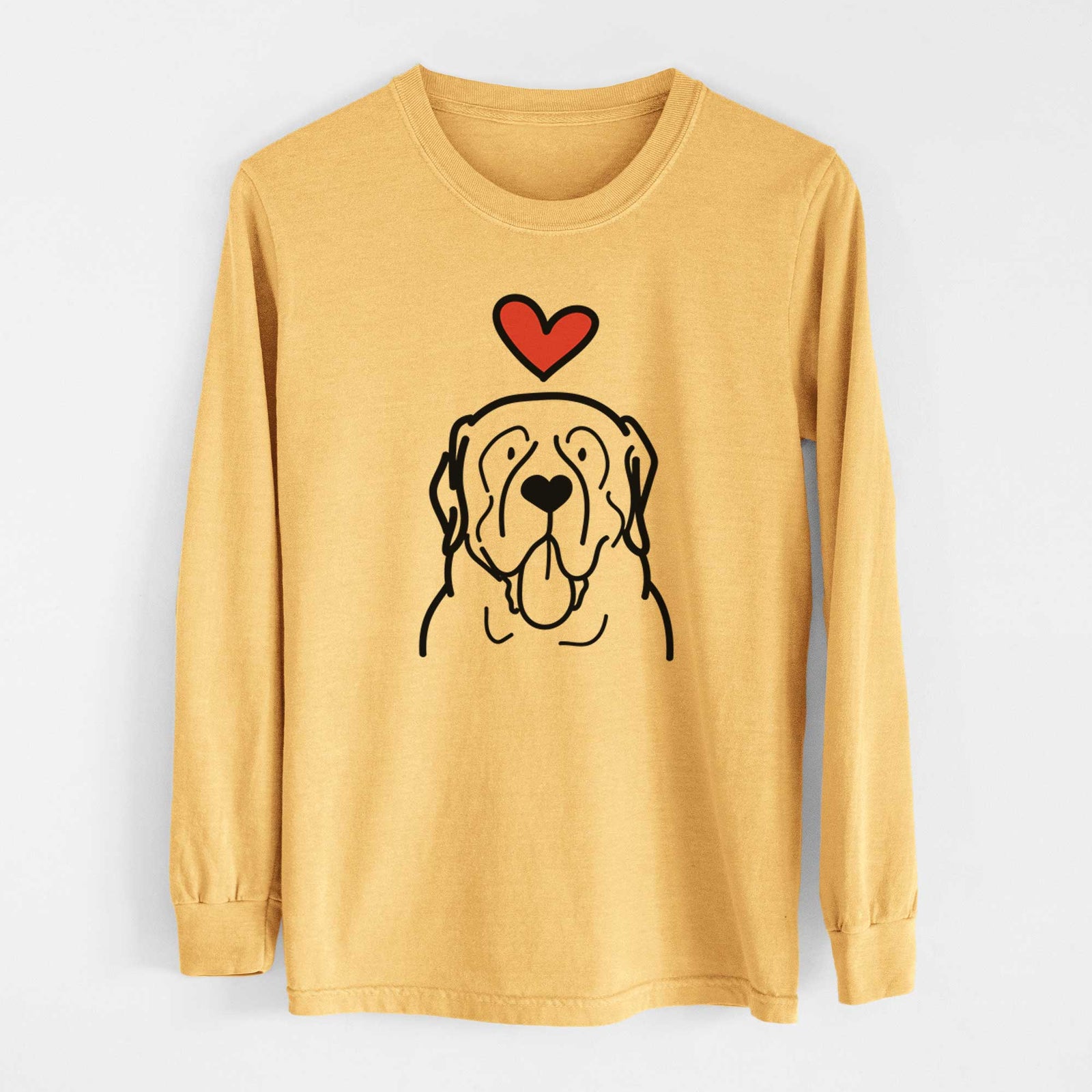 Love Always English Mastiff - Heavyweight 100% Cotton Long Sleeve