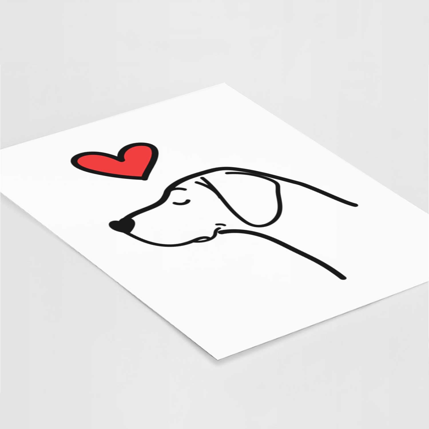 Love Always German Shorthaired Pointer Art Print