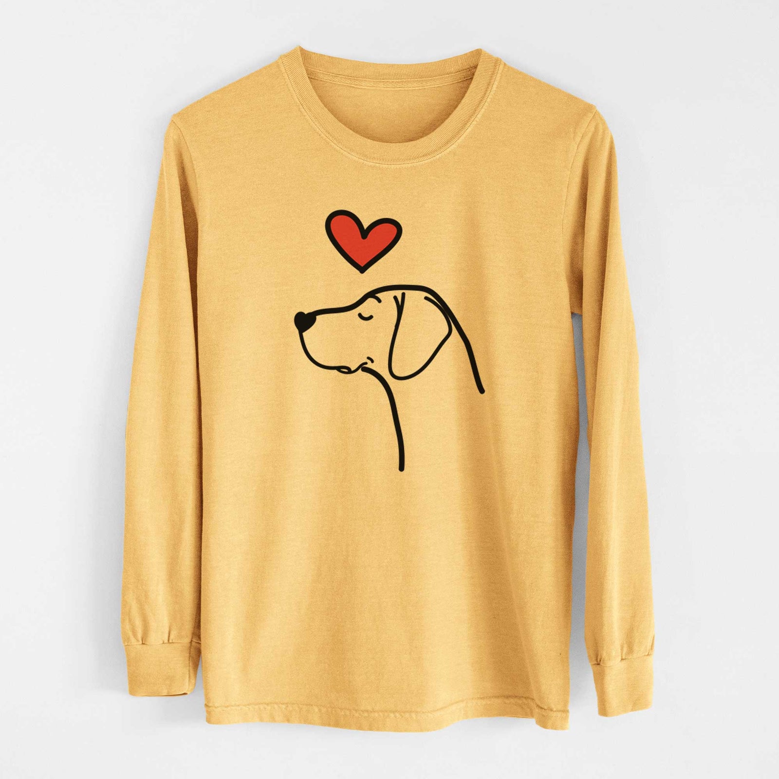 Love Always German Shorthaired Pointer - Heavyweight 100% Cotton Long Sleeve