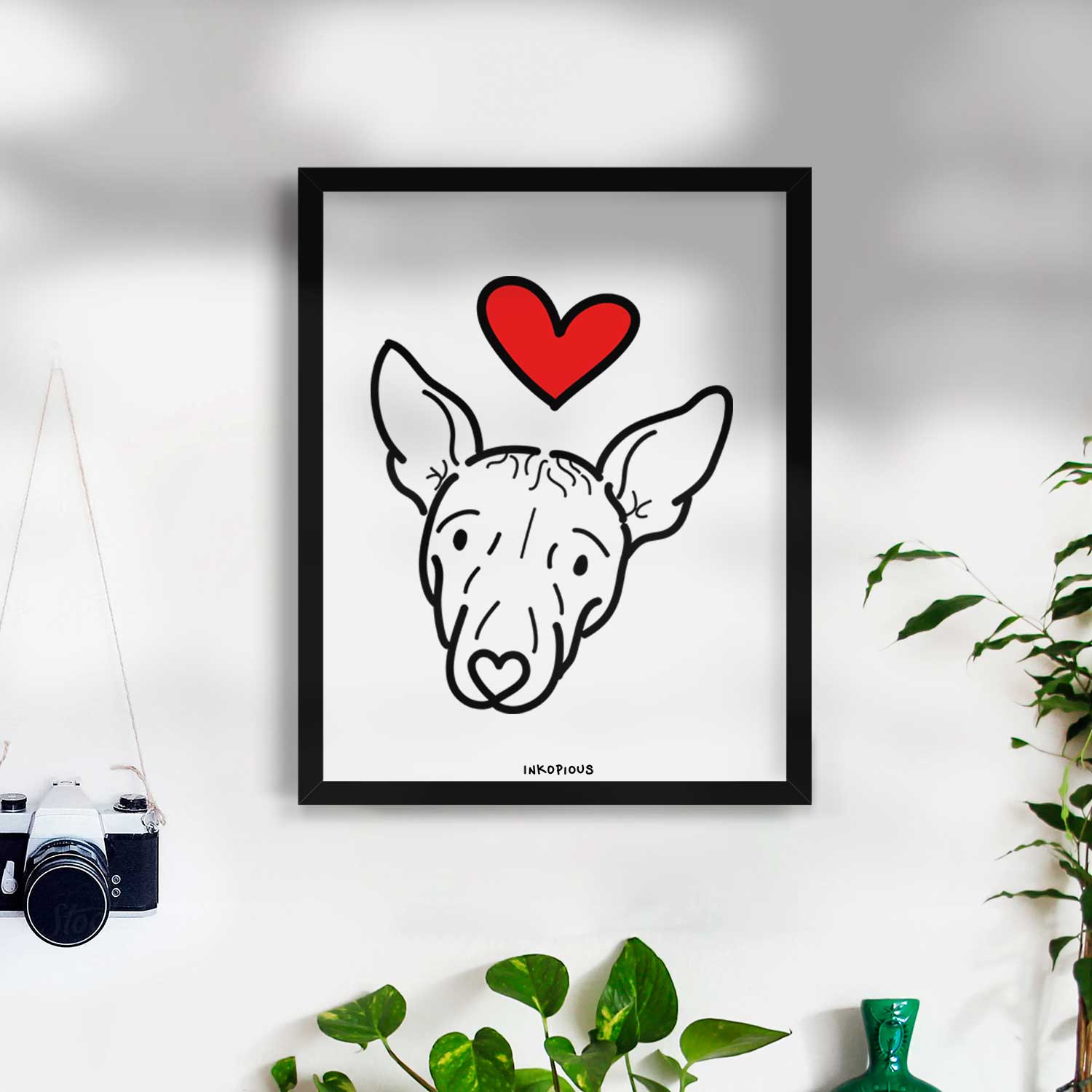 Love Always American Hairless Terrier - Georgia Art Print