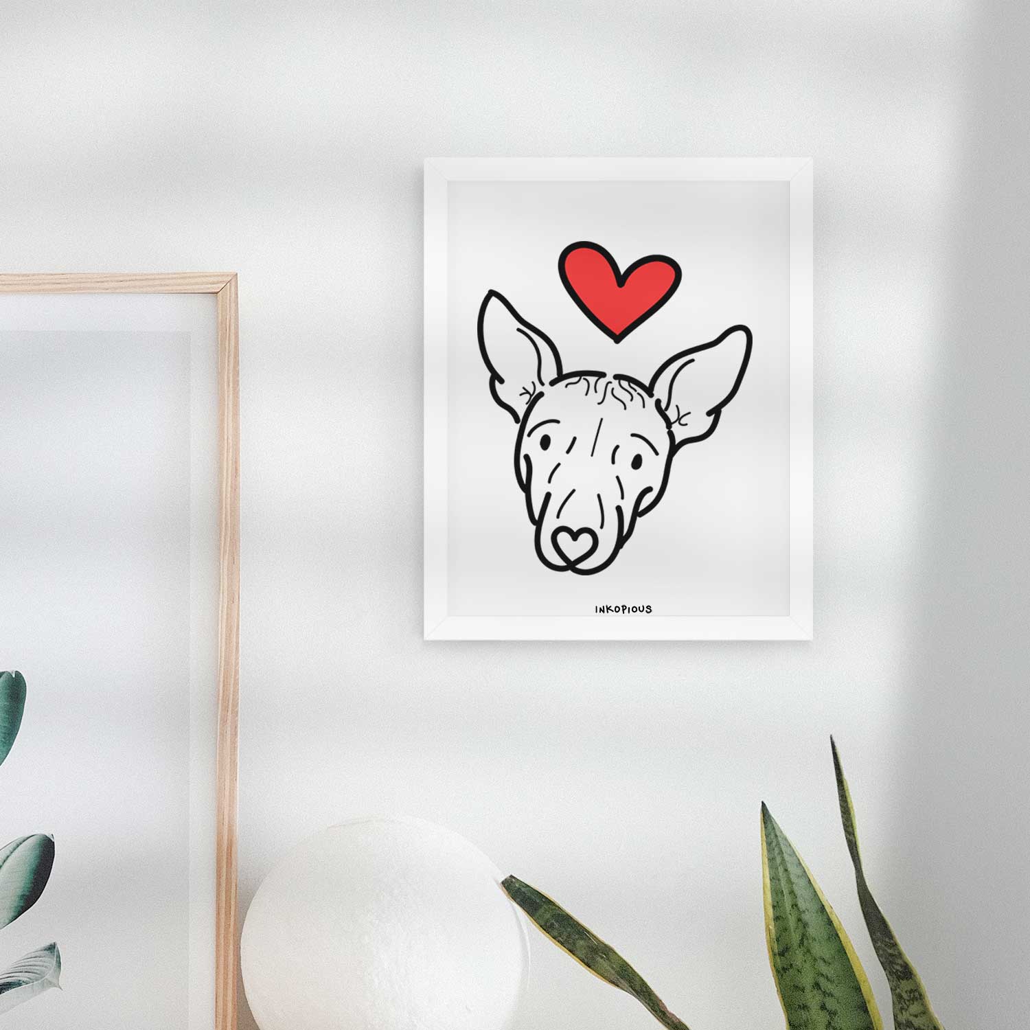 Love Always American Hairless Terrier - Georgia Art Print