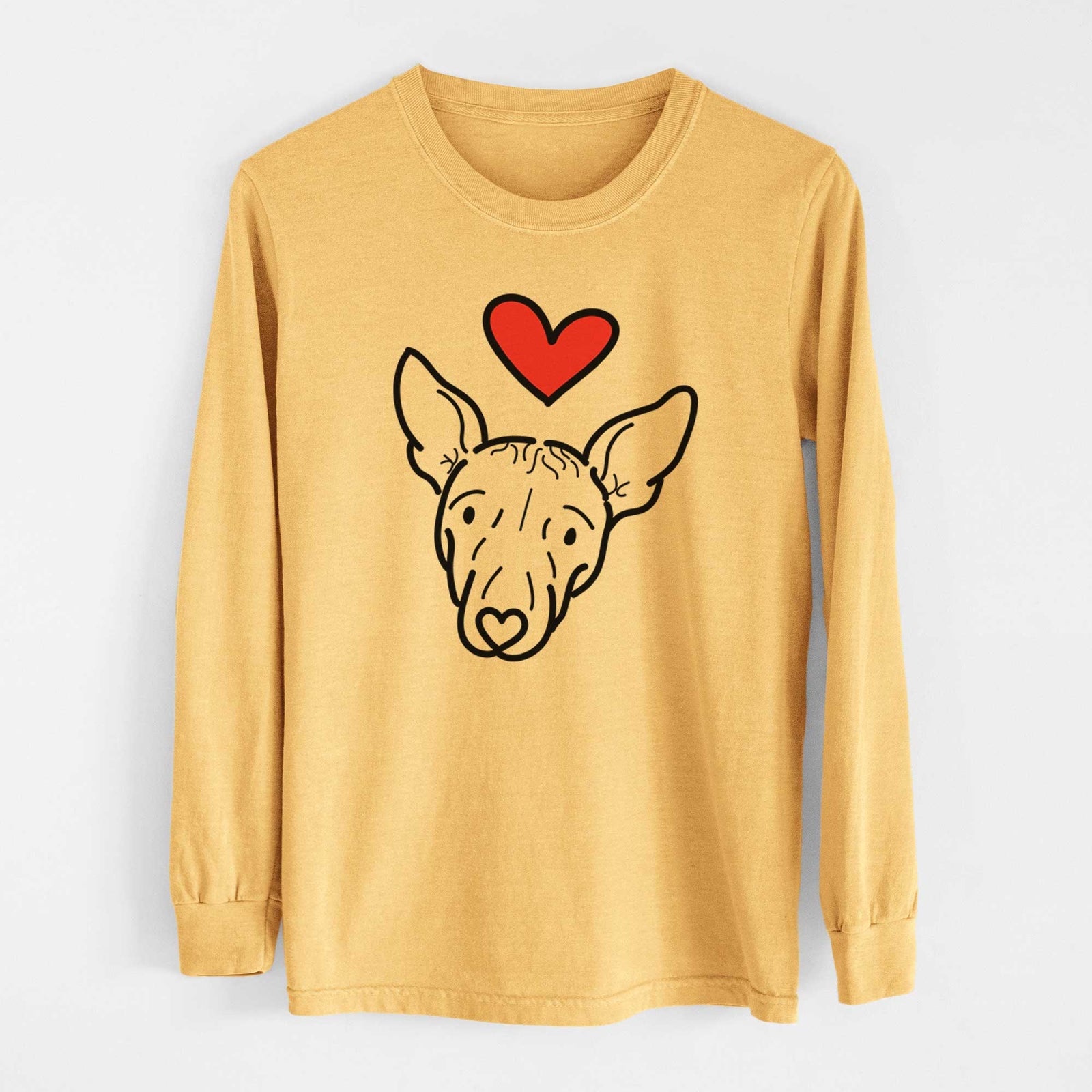 Love Always American Hairless Terrier - Georgia - Heavyweight 100% Cotton Long Sleeve