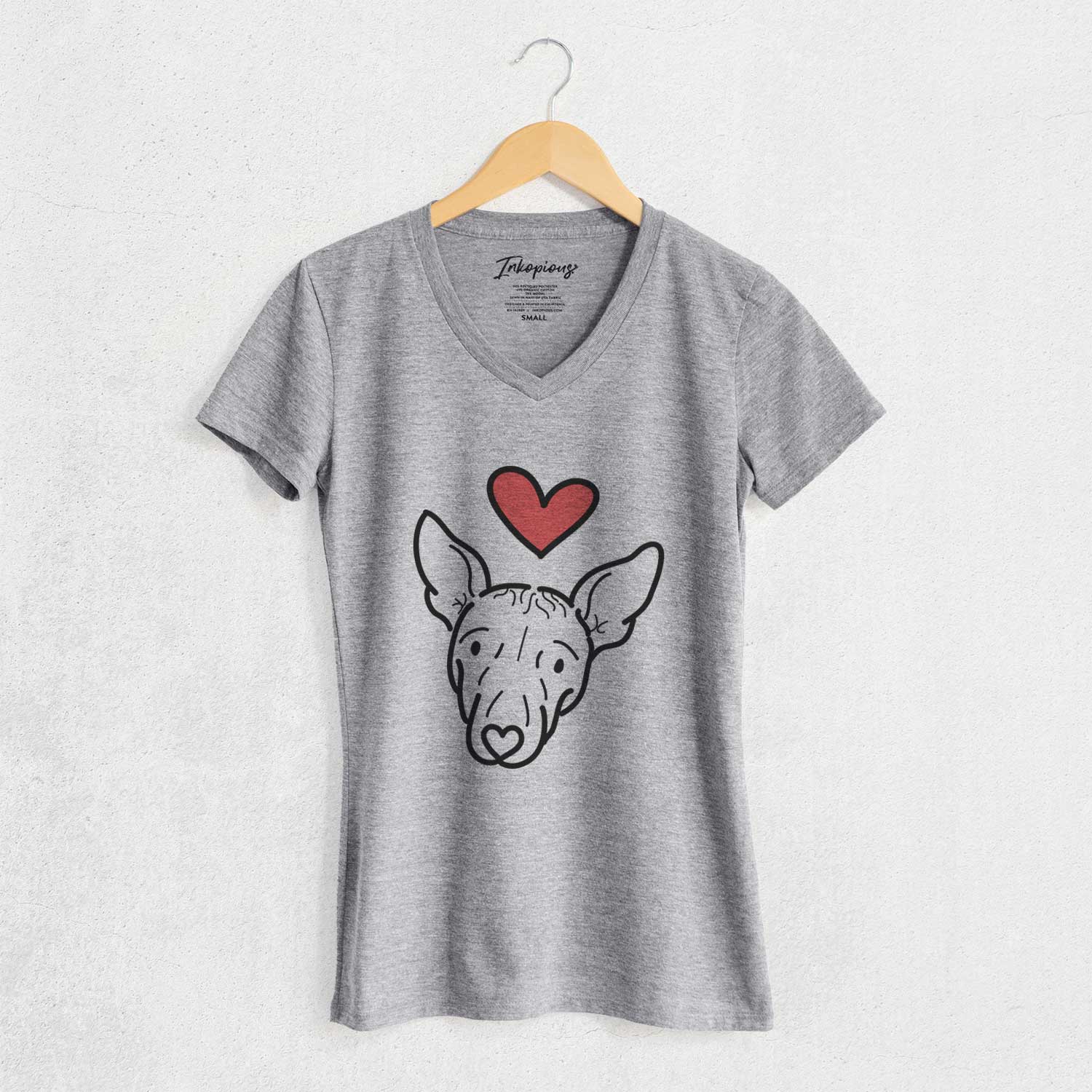 Love Always American Hairless Terrier - Georgia - Women's V-neck Shirt