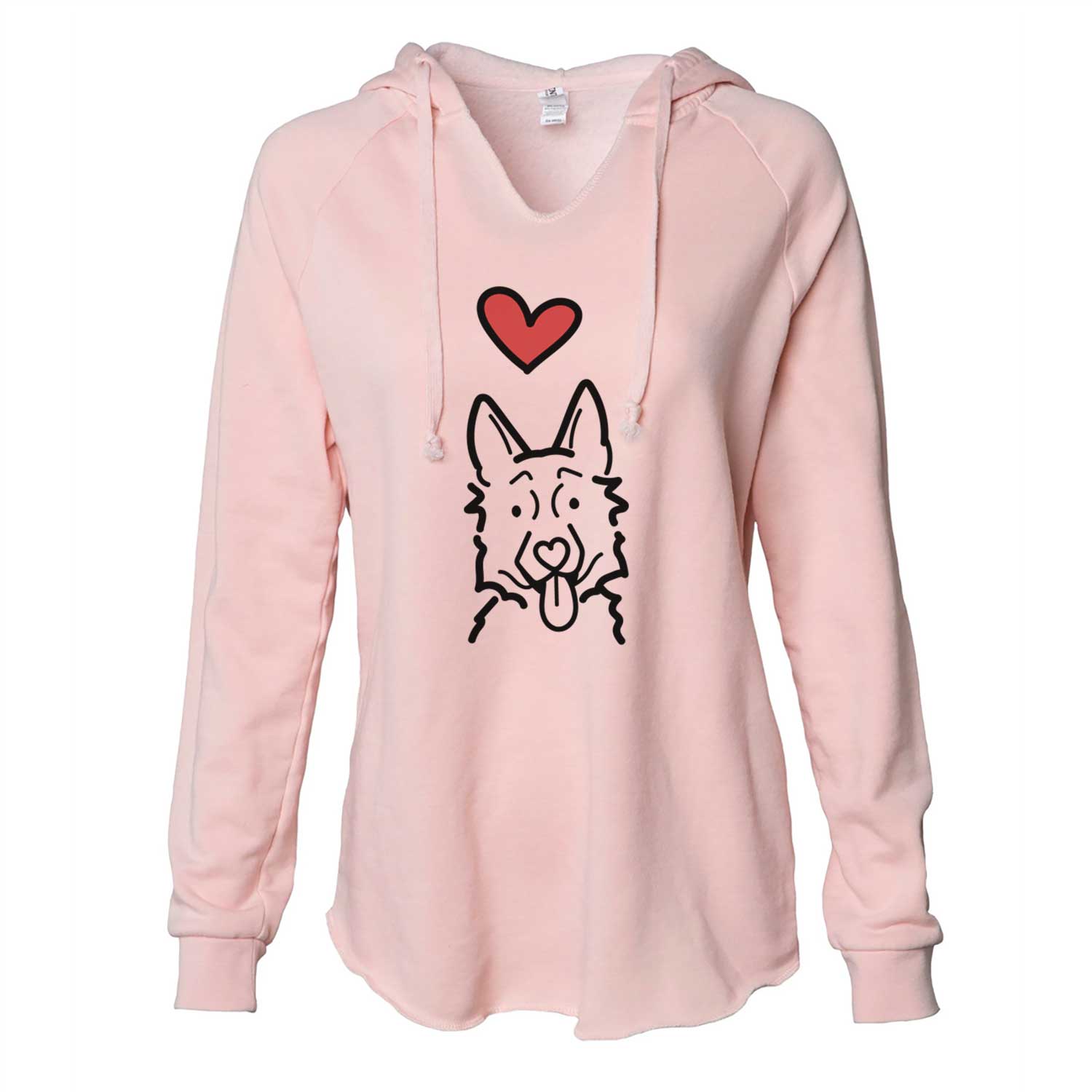 Love Always German Shepherd - Cali Wave Hooded Sweatshirt