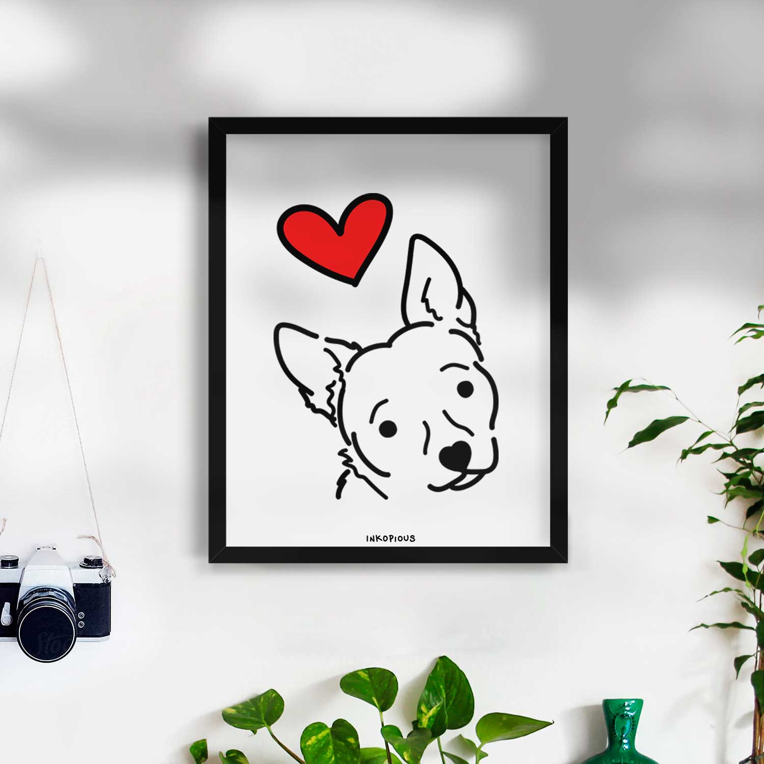 Love Always Chihuahua Mix - GiGi Art Print