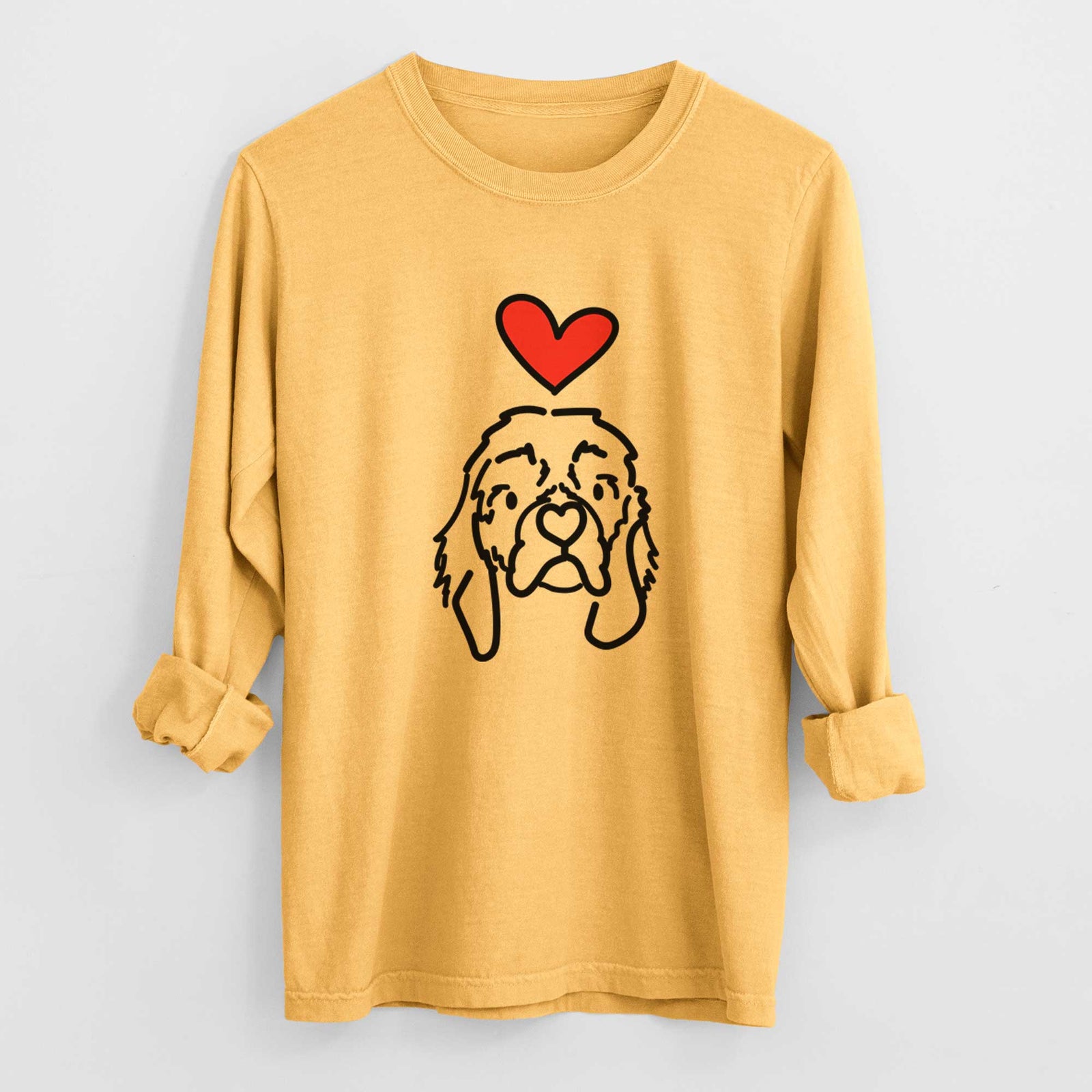 Love Always Cocker Spaniel - GiGi - Heavyweight 100% Cotton Long Sleeve