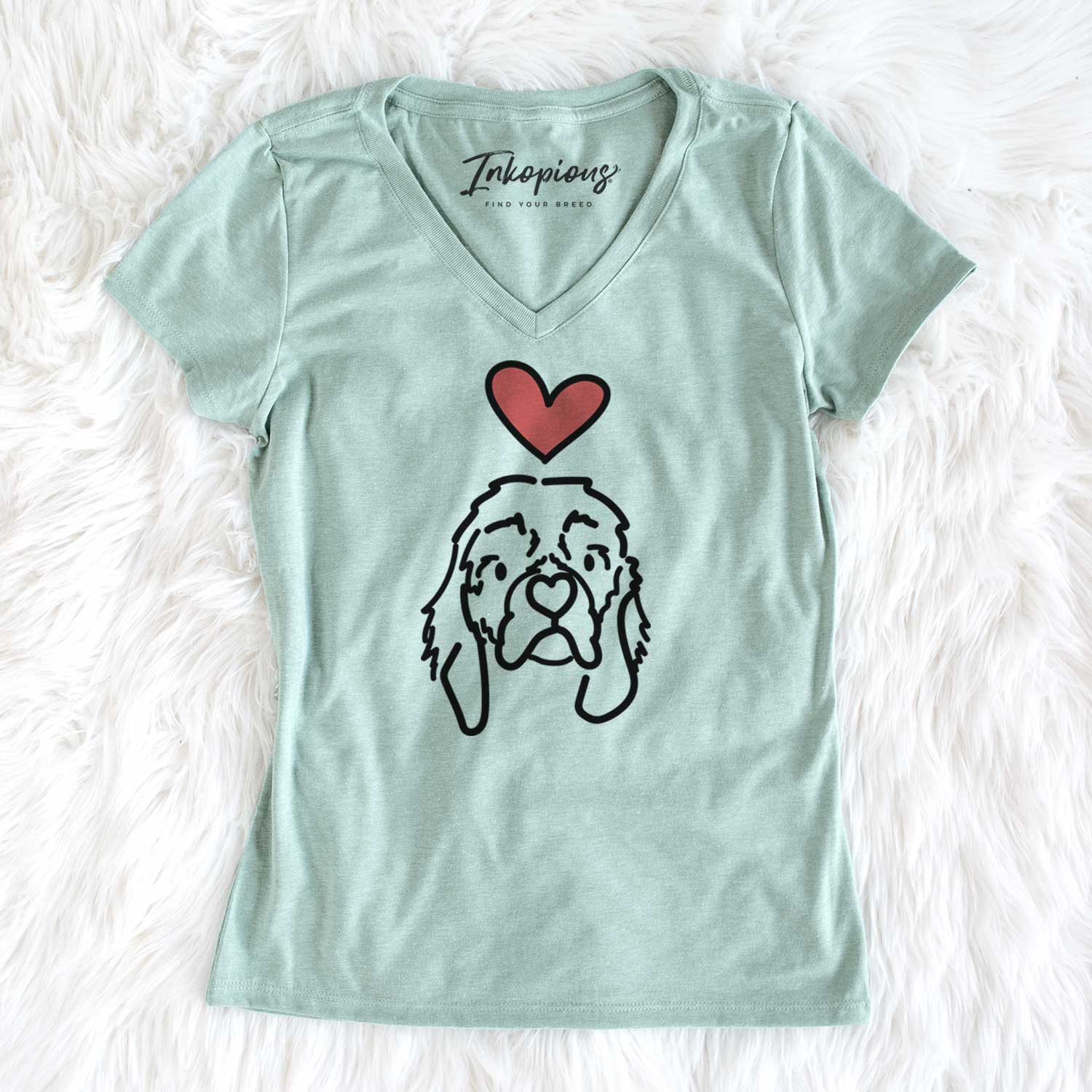Love Always Cocker Spaniel - GiGi - Women's V-neck Shirt