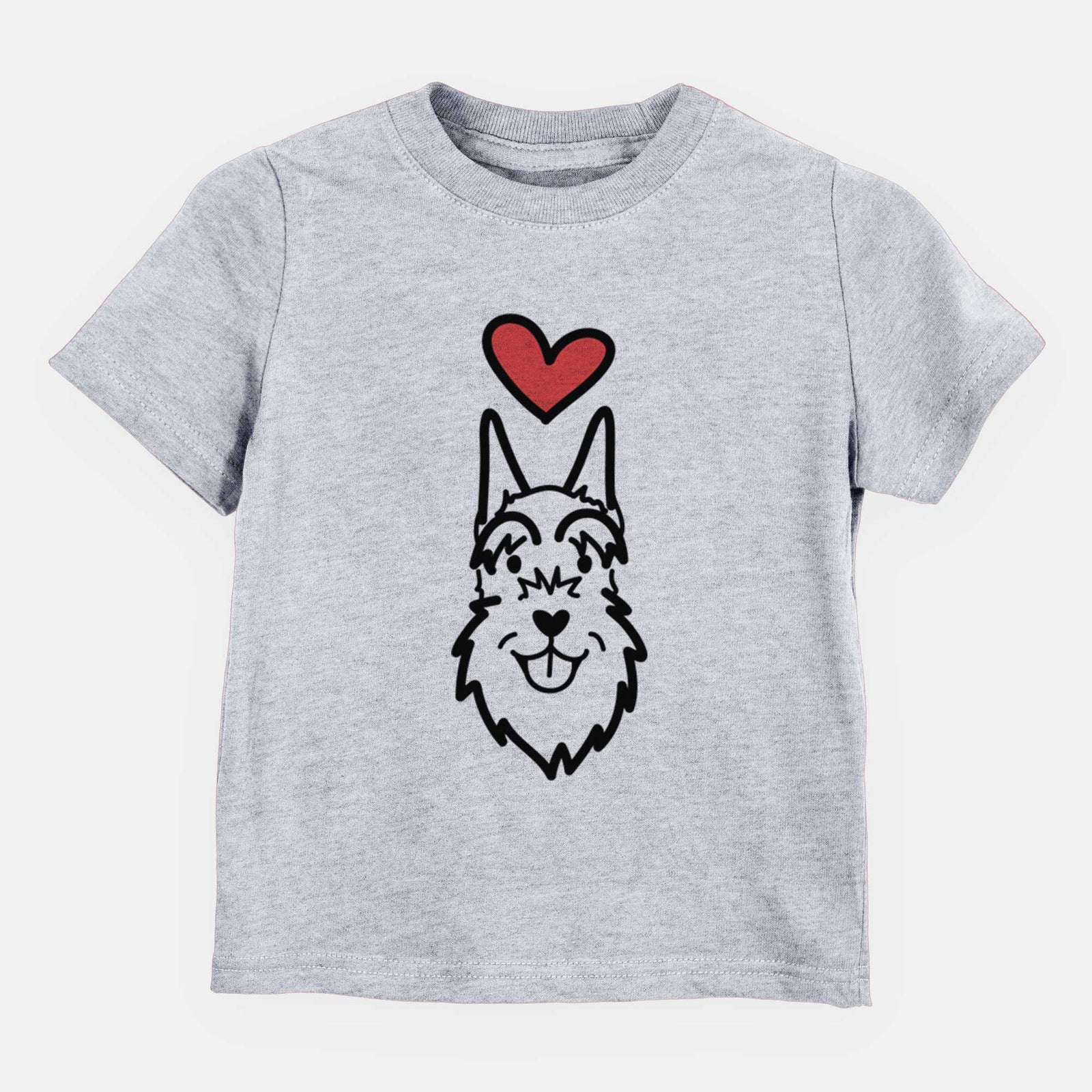 Love Always Schnauzer Cropped Ears - Kids/Youth/Toddler Shirt