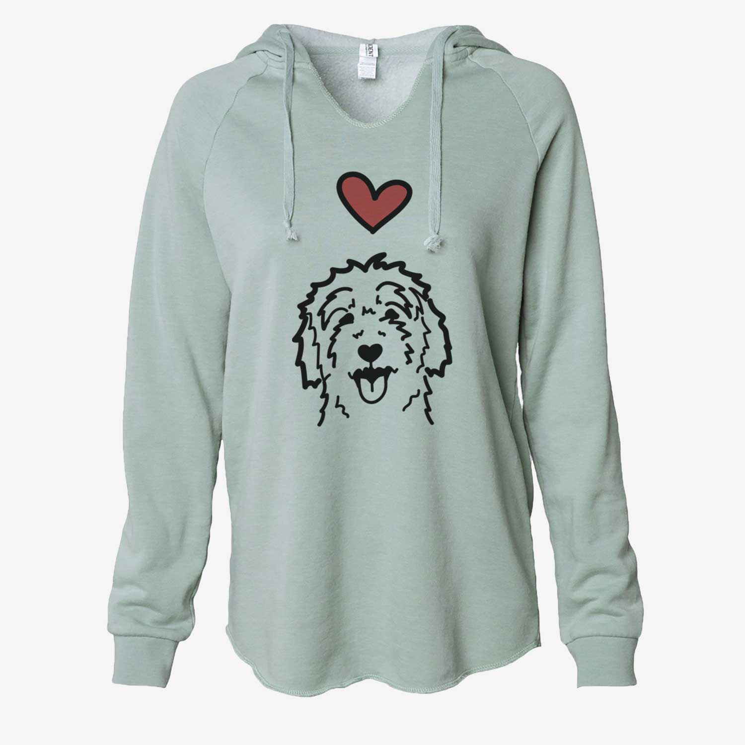 Love Always Goldendoodle - Cali Wave Hooded Sweatshirt