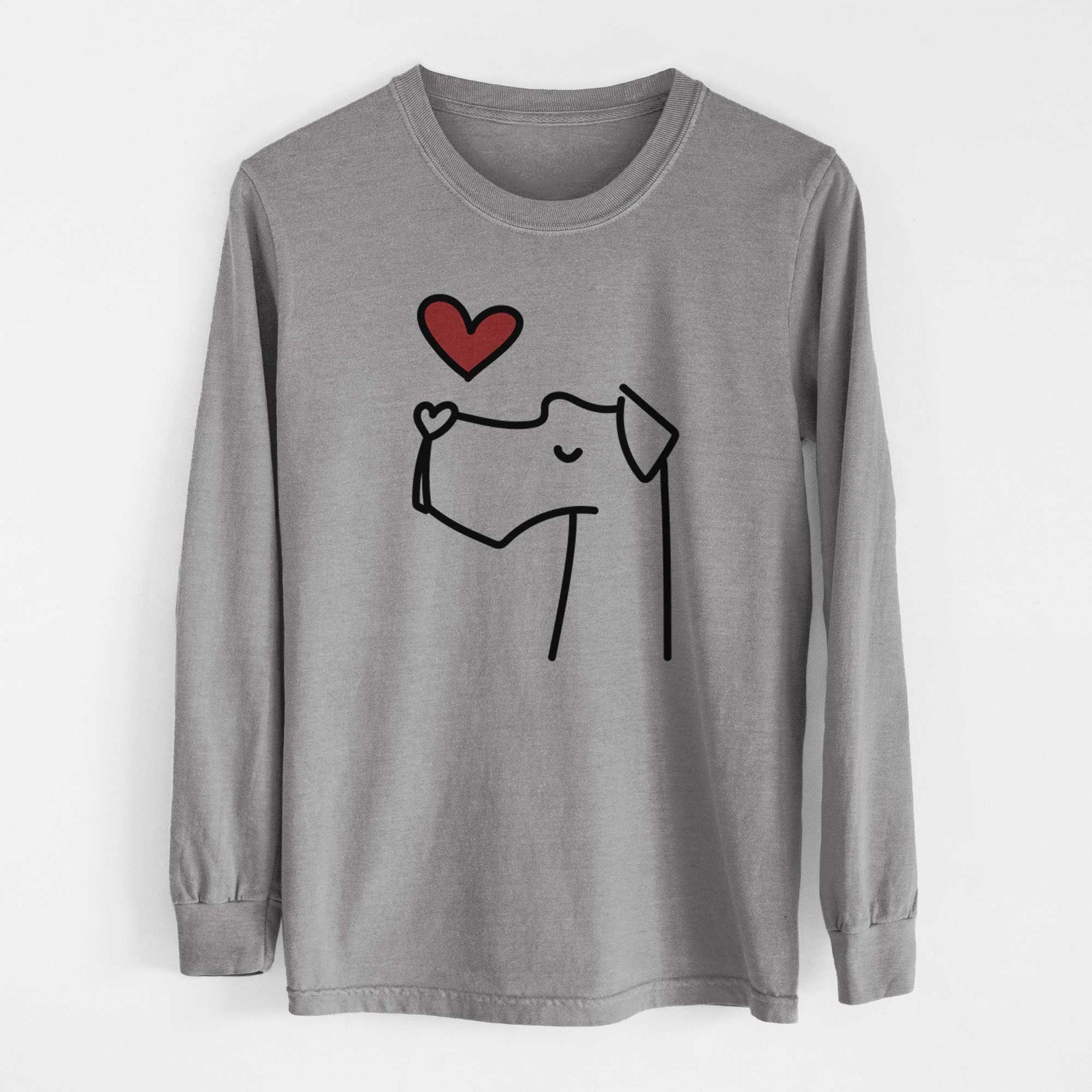 Love Always Great Dane - Heavyweight 100% Cotton Long Sleeve