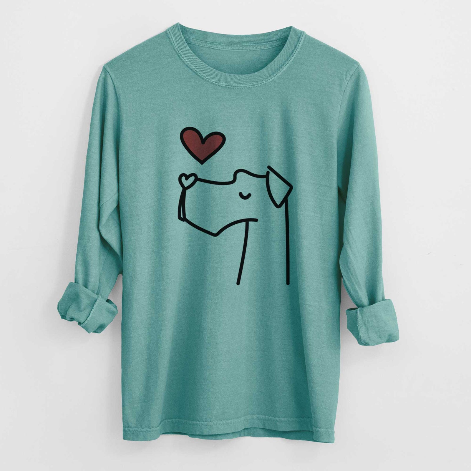 Love Always Great Dane - Heavyweight 100% Cotton Long Sleeve