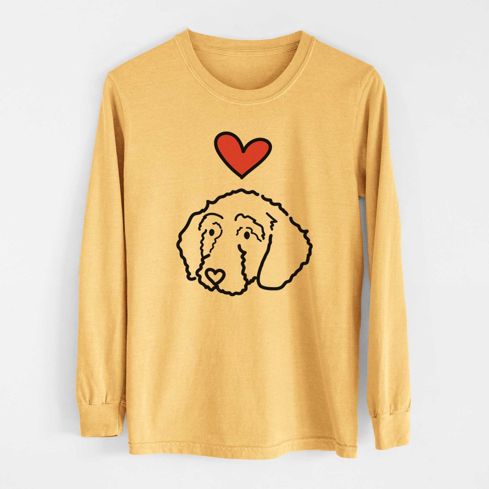 Love Always Goldendoodle - Hanna - Heavyweight 100% Cotton Long Sleeve