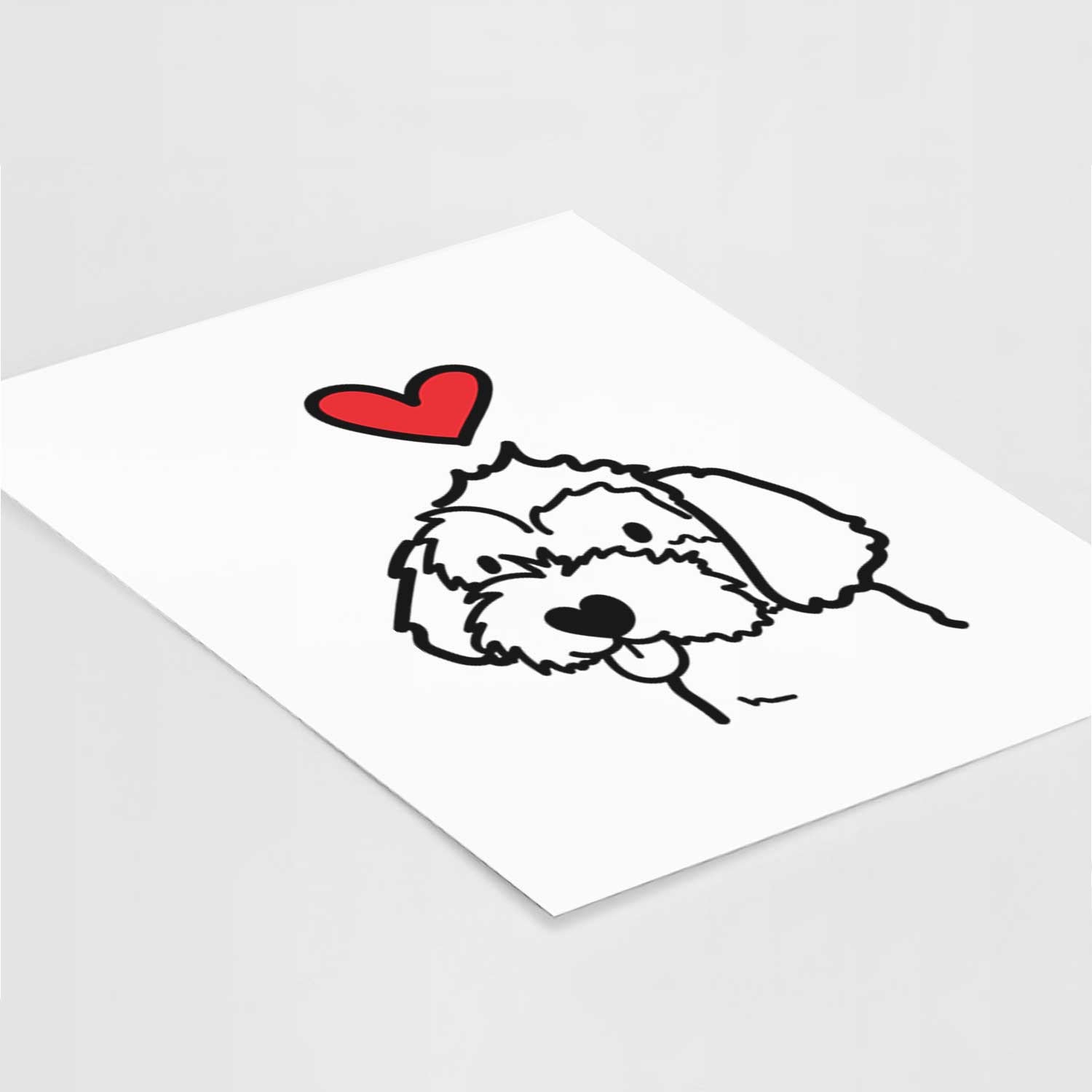 Love Always Havapoo Art Print