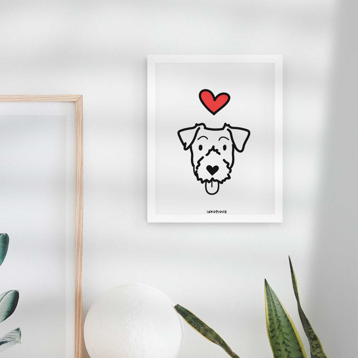 Love Always Jack Russell Terrier Art Print