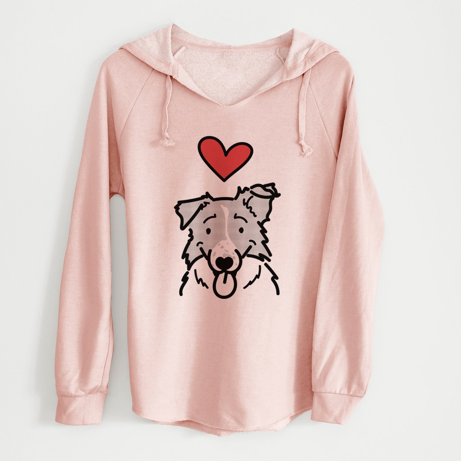 Love Always Border Collie - Jam - Cali Wave Hooded Sweatshirt