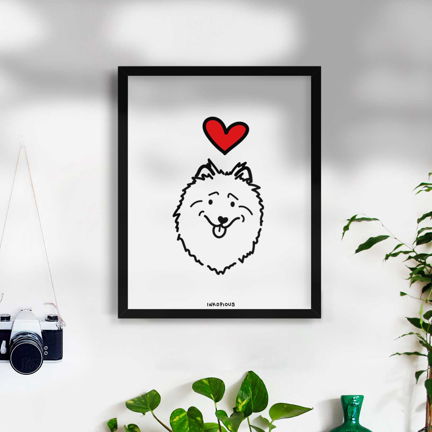 Love Always Keeshond Art Print