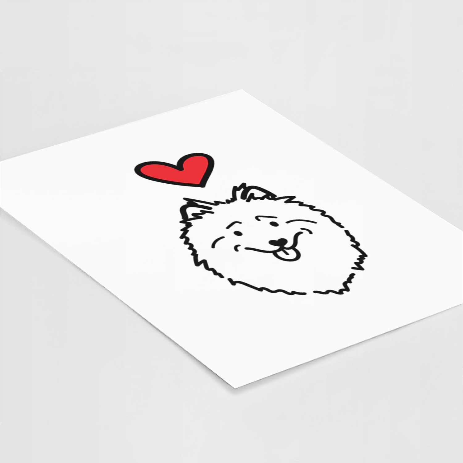 Love Always Keeshond Art Print