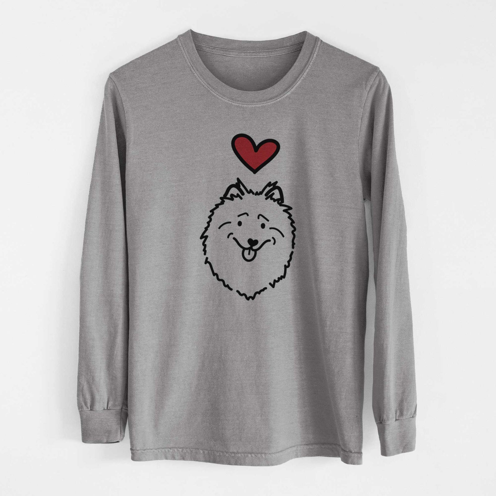 Love Always Keeshond - Heavyweight 100% Cotton Long Sleeve