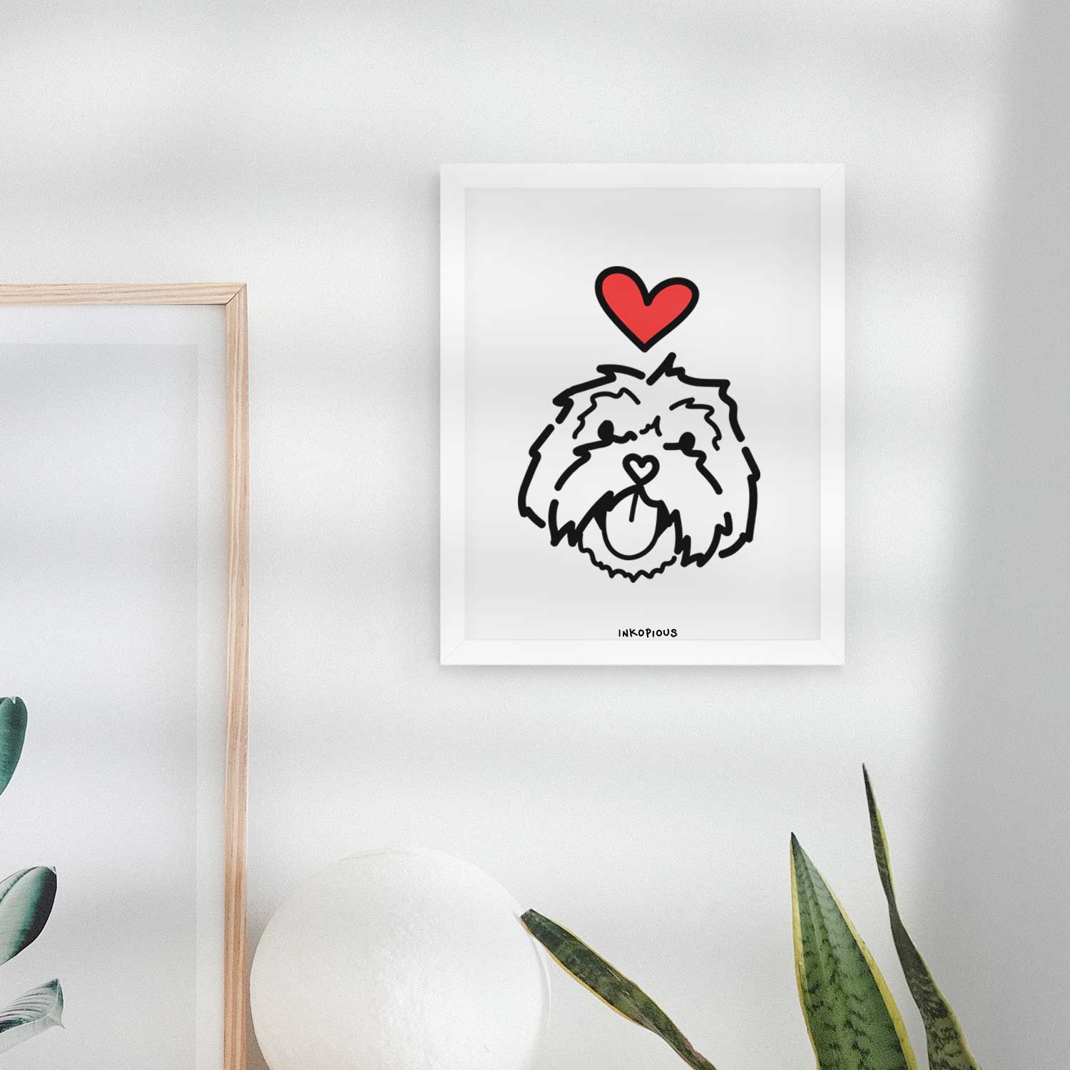 Love Always Lhasa Apso - Keia Art Print