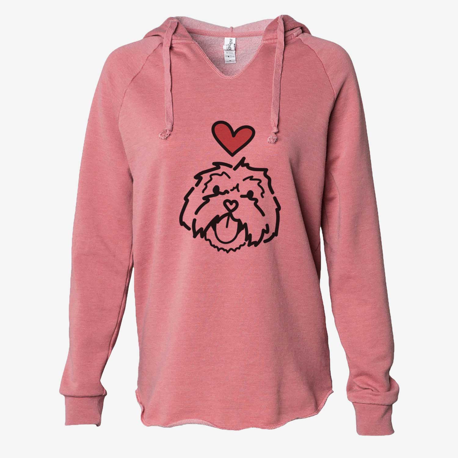 Love Always Lhasa Apso - Keia - Cali Wave Hooded Sweatshirt