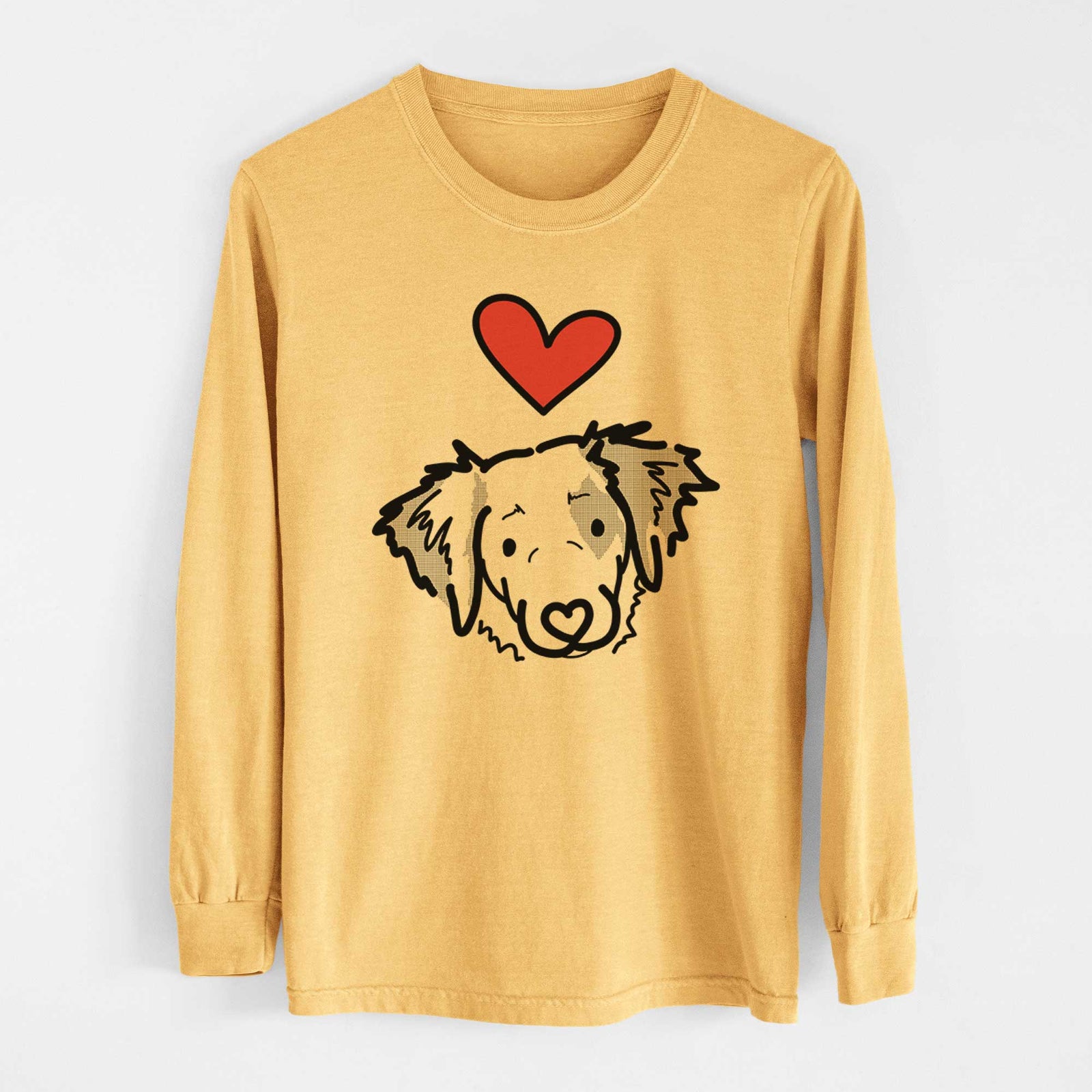 Love Always Brittany Spaniel - Kiva - Heavyweight 100% Cotton Long Sleeve