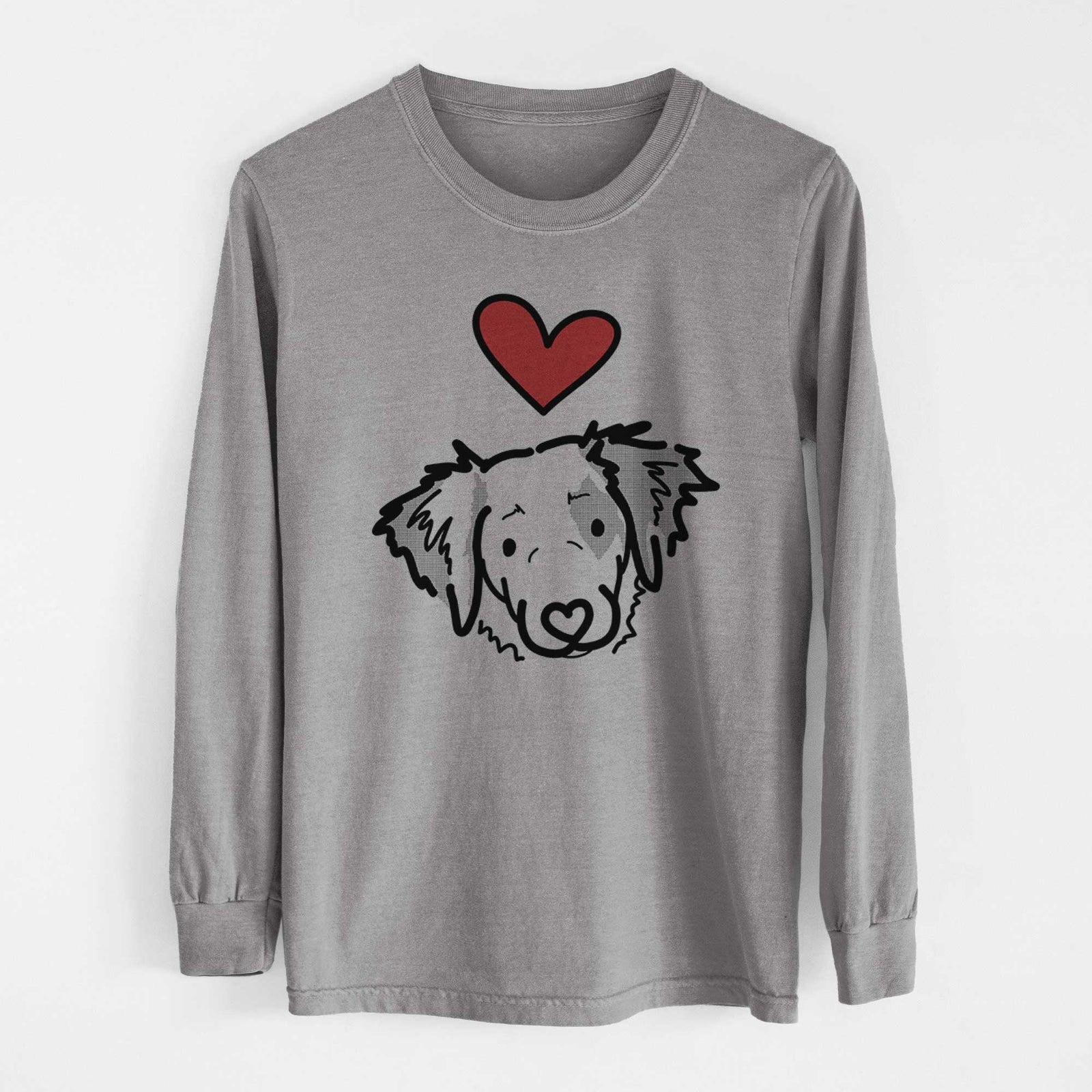 Love Always Brittany Spaniel - Kiva - Heavyweight 100% Cotton Long Sleeve