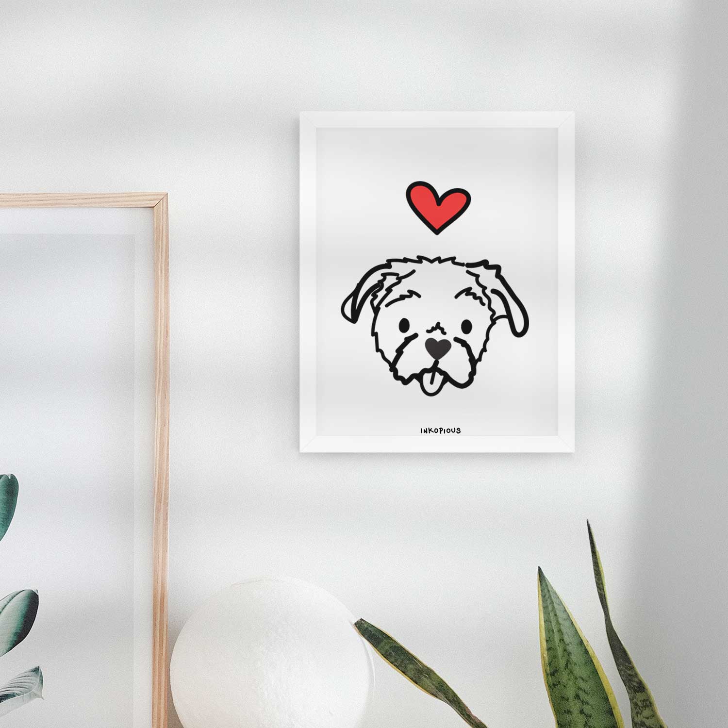 Love Always Shih Tzu - Koko Art Print