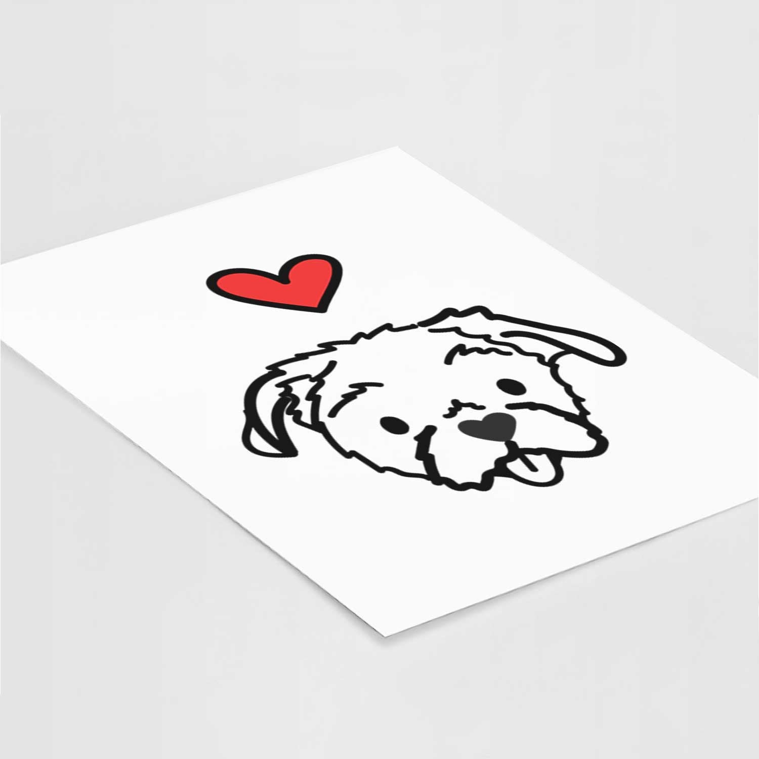 Love Always Shih Tzu - Koko Art Print
