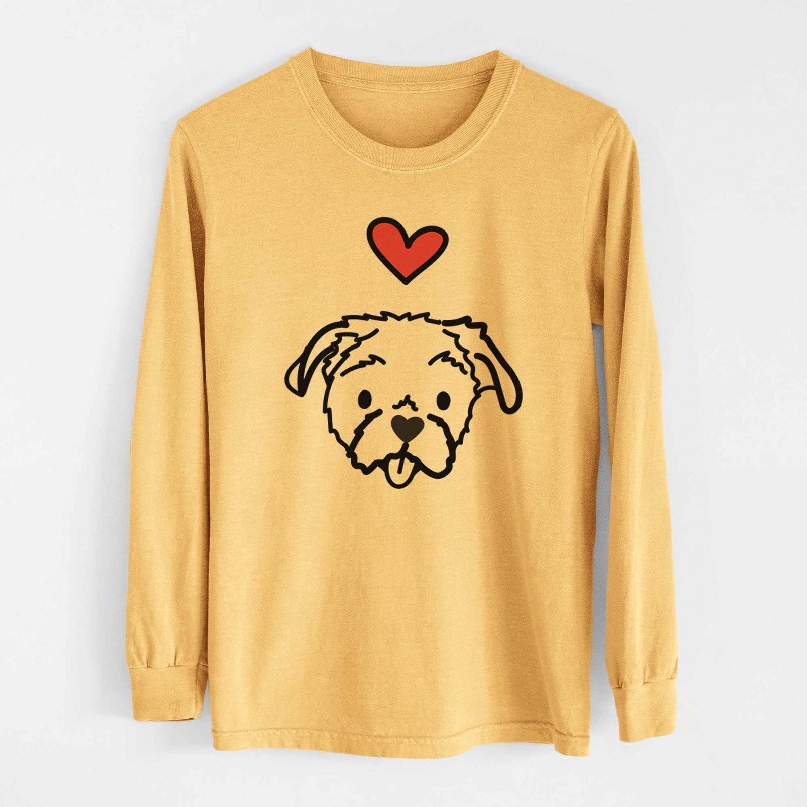 Love Always Shih Tzu - Koko - Heavyweight 100% Cotton Long Sleeve