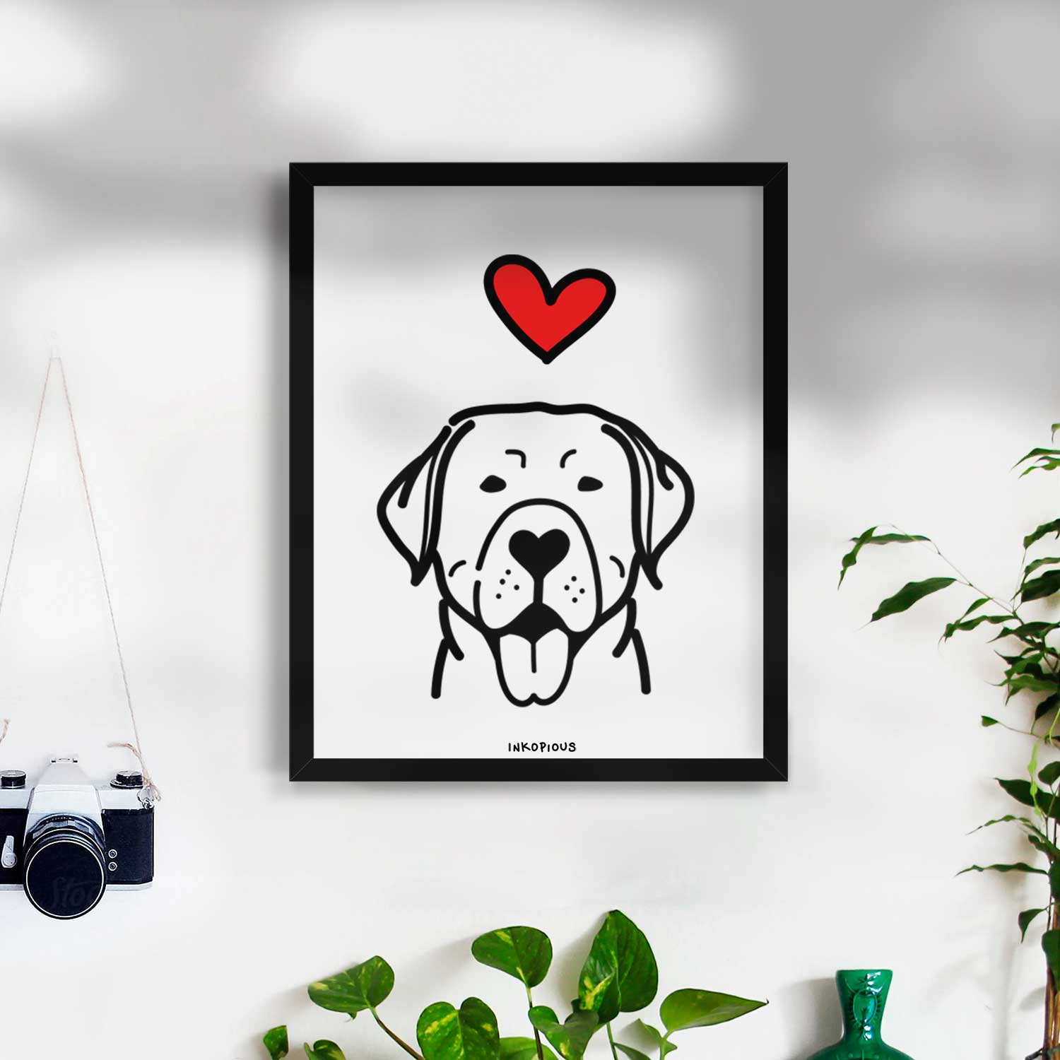 Love Always Labrador Retriever Art Print