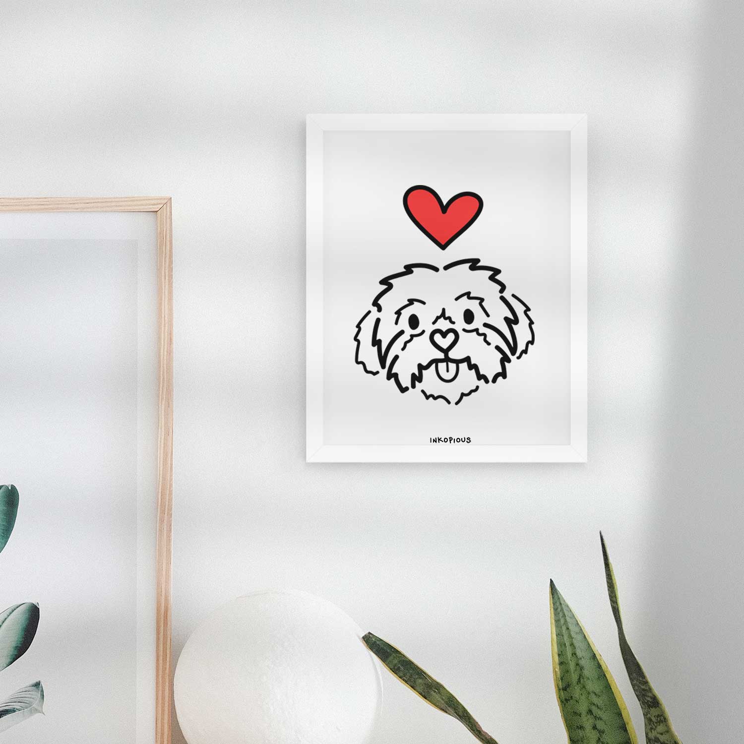 Love Always Shih Tzu - Leo Art Print