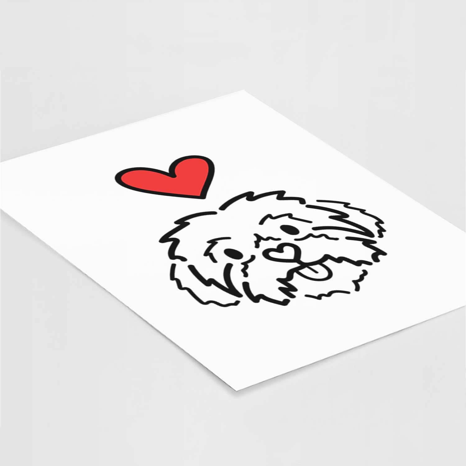 Love Always Shih Tzu - Leo Art Print