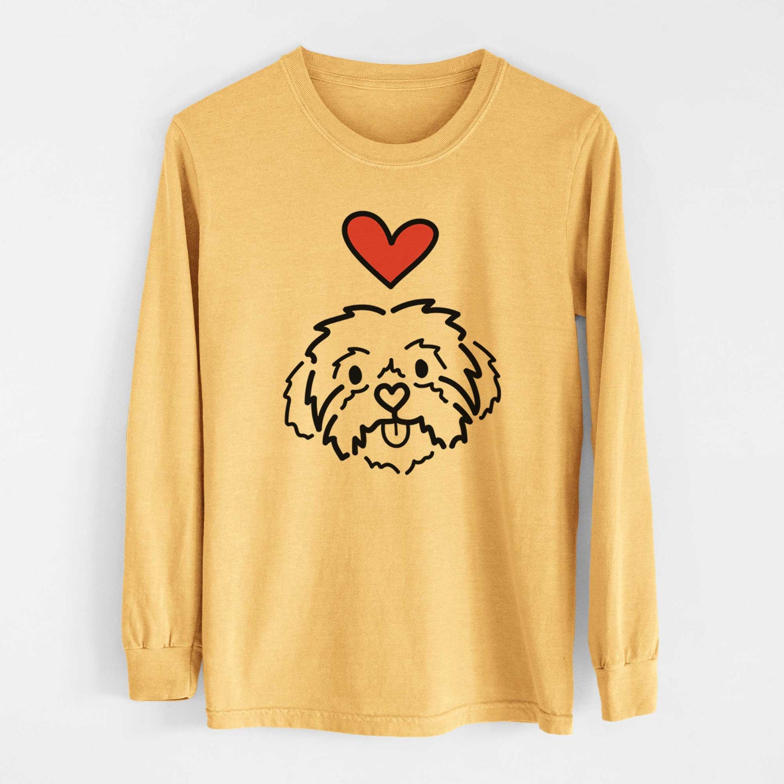 Love Always Shih Tzu - Leo - Heavyweight 100% Cotton Long Sleeve