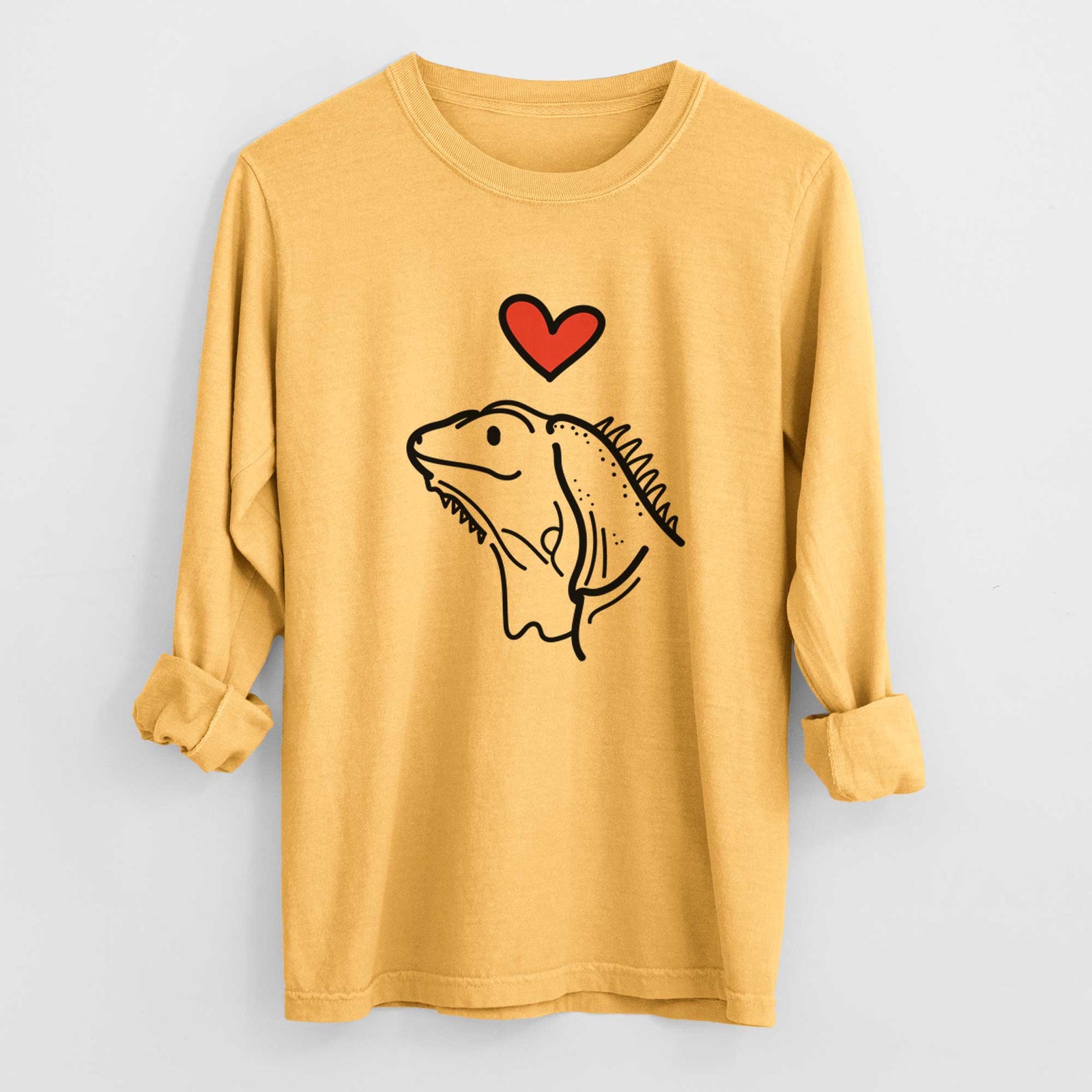 Love Always Iguana - Louie - Heavyweight 100% Cotton Long Sleeve