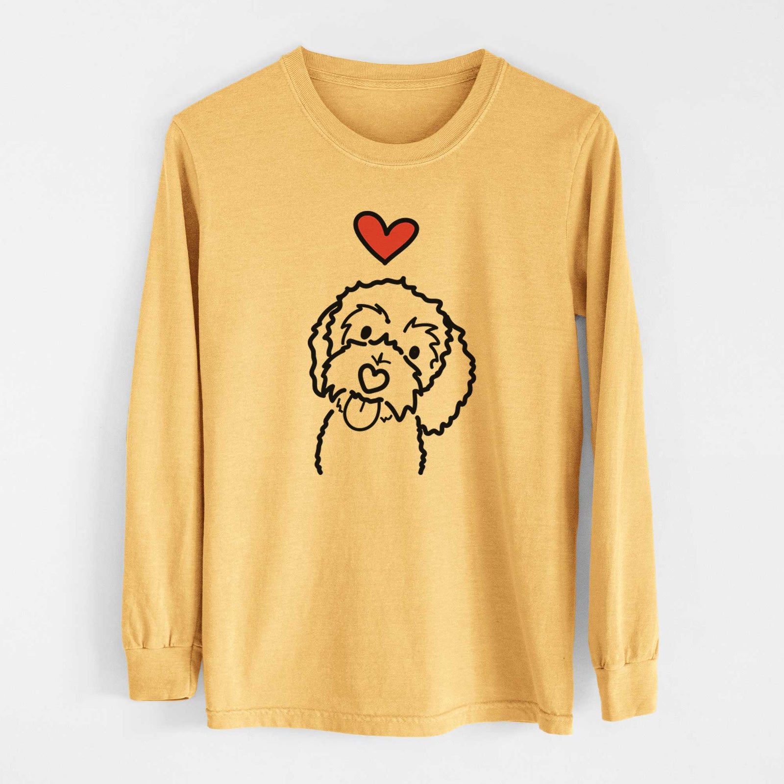 Love Always Bernedoodle - Mabel - Heavyweight 100% Cotton Long Sleeve