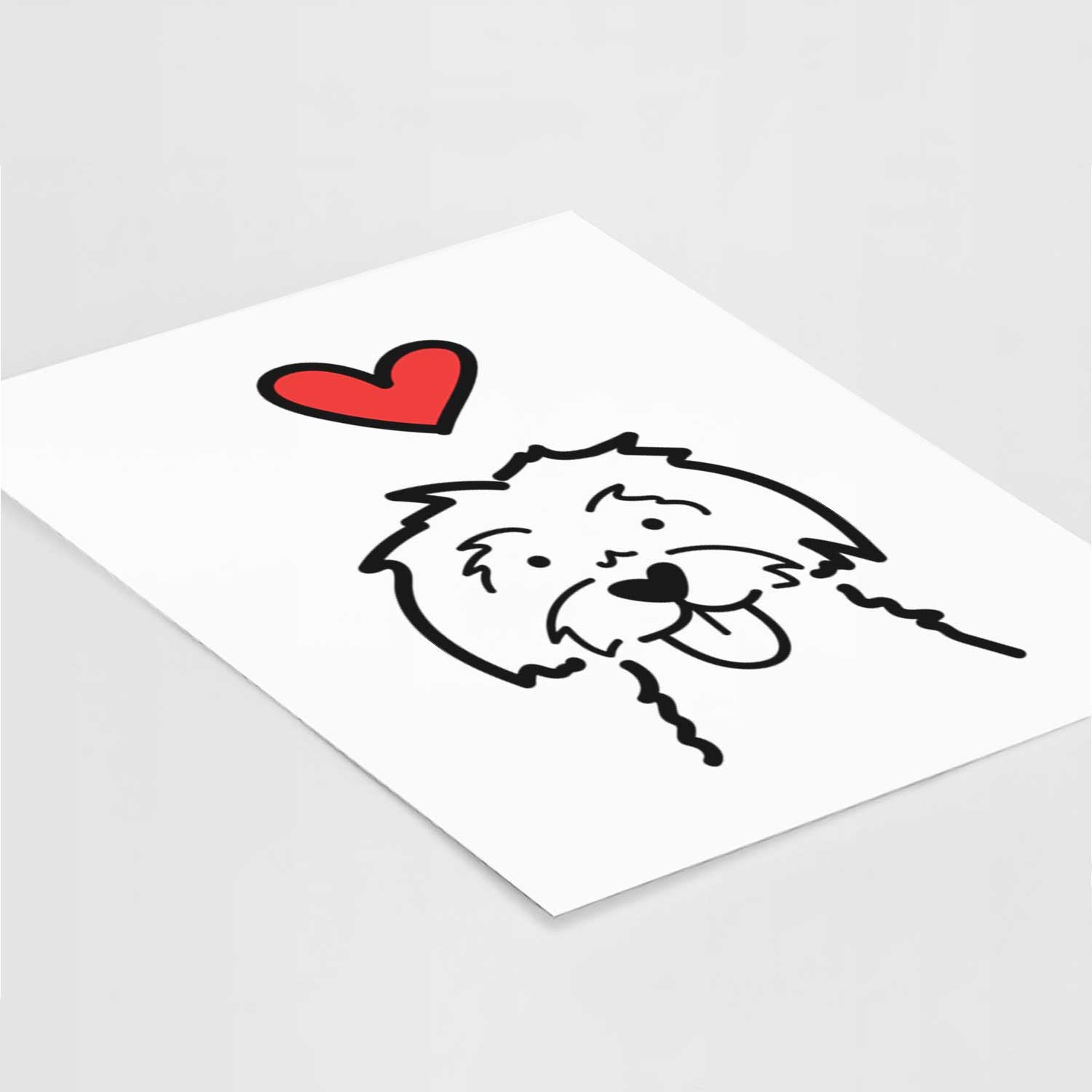 Love Always Maltese Art Print