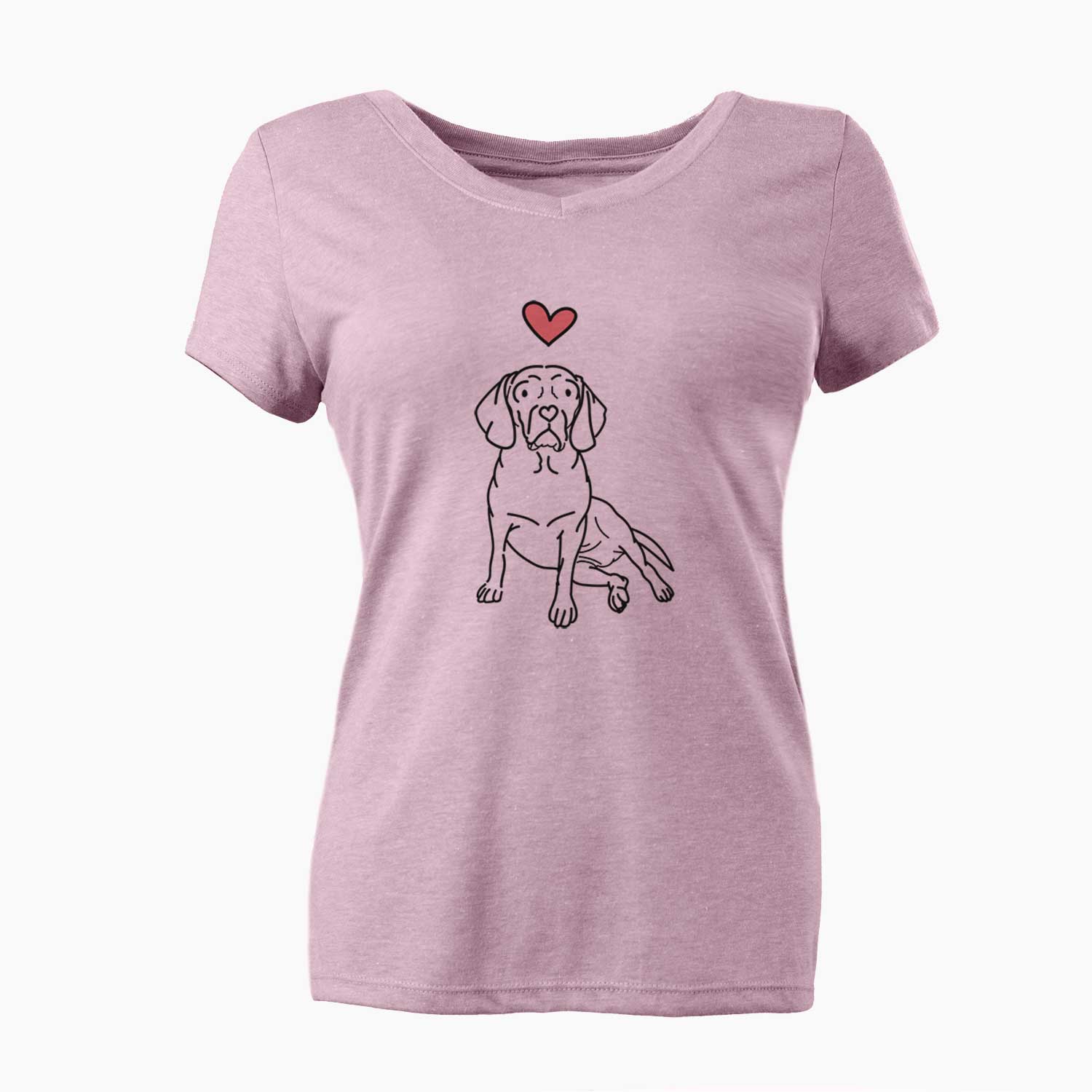 Love Always Puggle - Mayble - Women's V-neck Shirt
