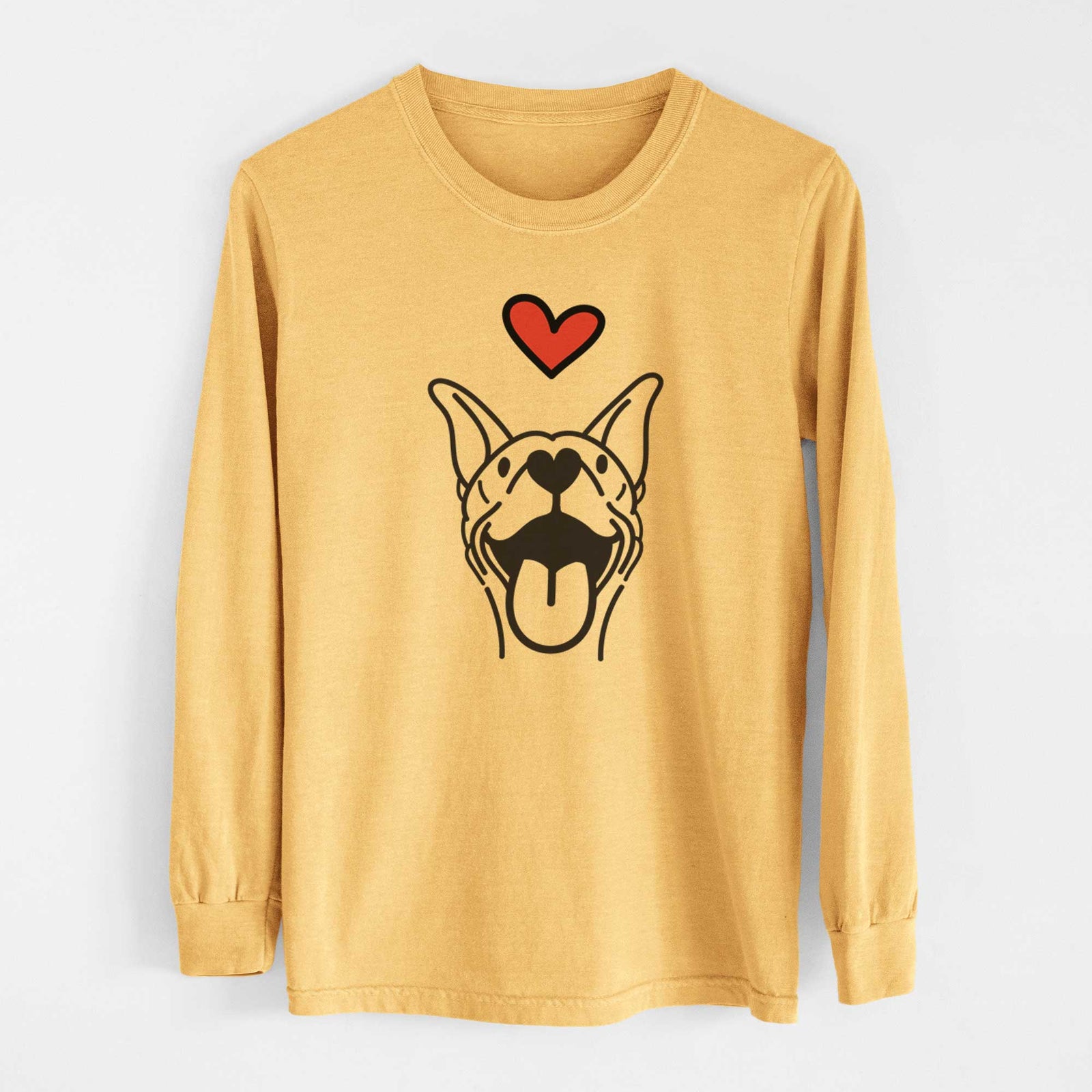 Love Always Basenji - Merlin - Heavyweight 100% Cotton Long Sleeve