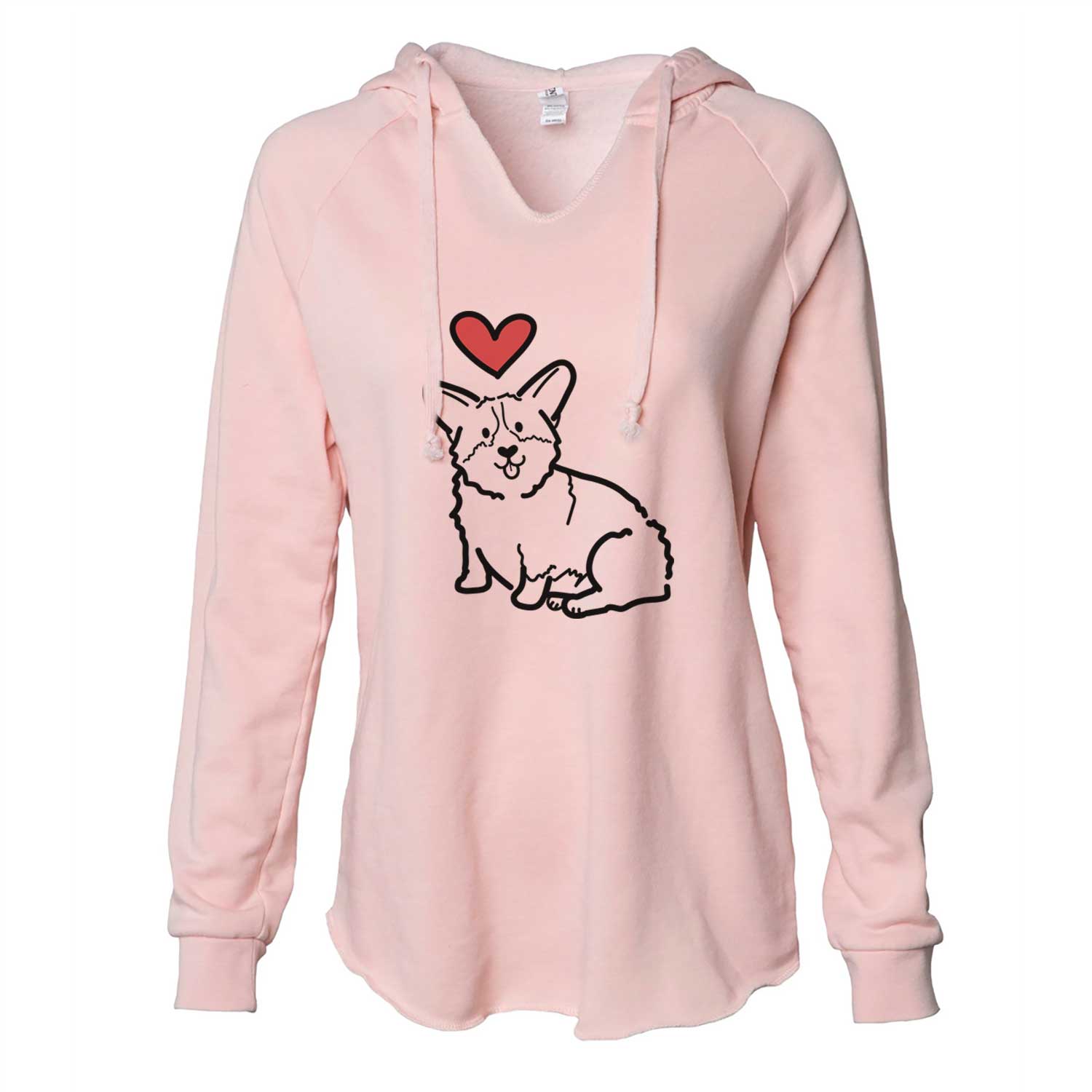 Love Always Pembroke Welsh Corgi - Millie - Cali Wave Hooded Sweatshirt