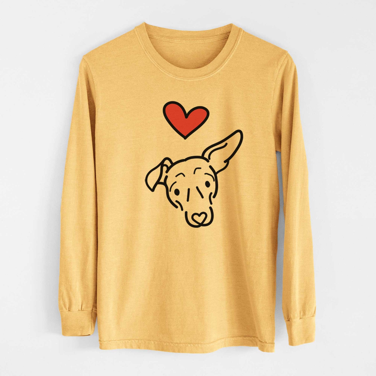 Love Always Mixed Breed - Millie - Heavyweight 100% Cotton Long Sleeve