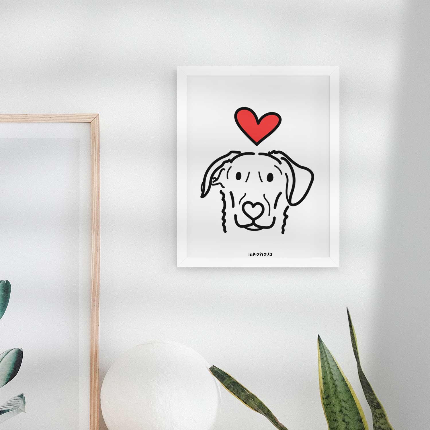 Love Always German Shepherd Mix - Morrison Art Print