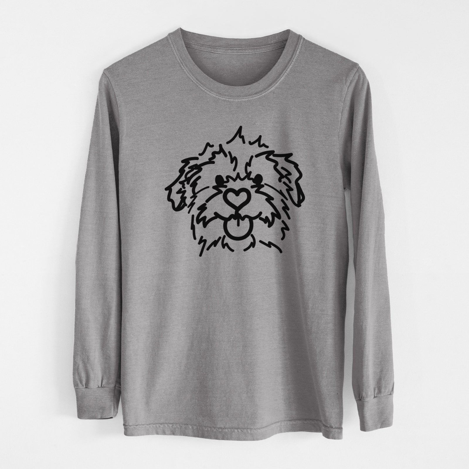 Love Always Mixed Breed - Bea - Heavyweight 100% Cotton Long Sleeve