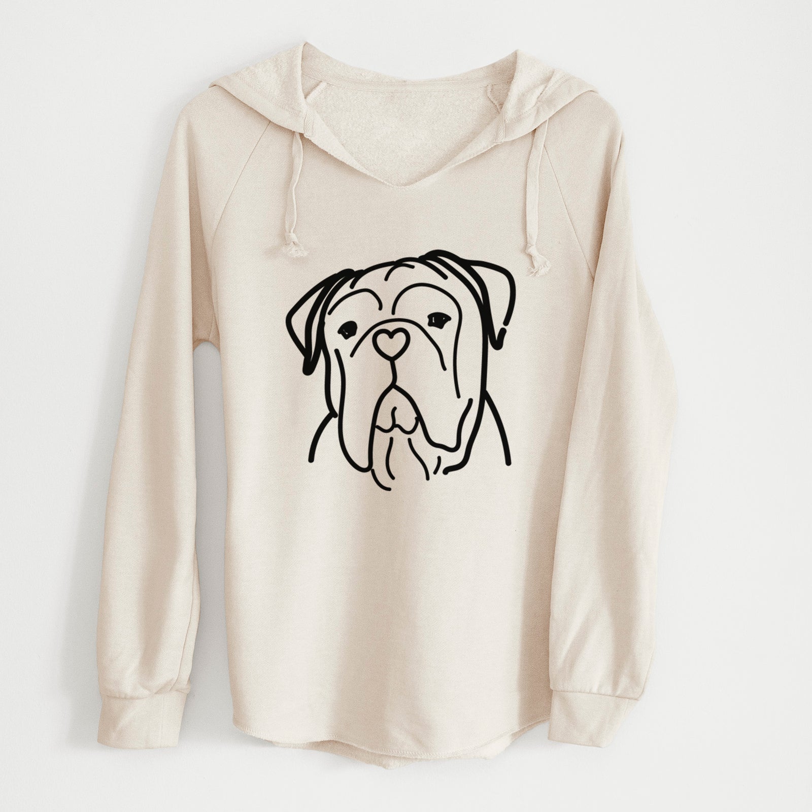 Love Always Vivian the Bull Mastiff - Cali Wave Hooded Sweatshirt