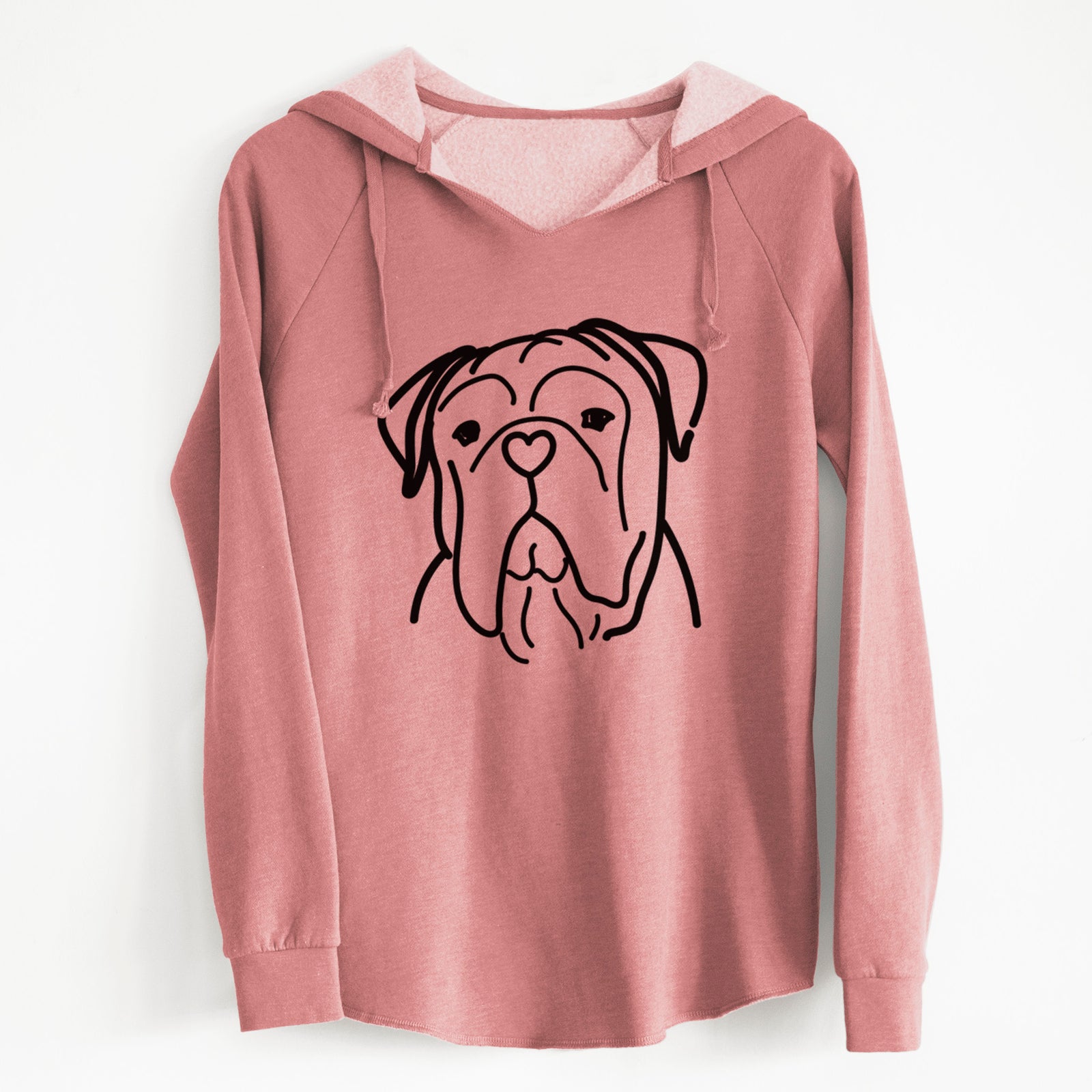 Love Always Vivian the Bull Mastiff - Cali Wave Hooded Sweatshirt