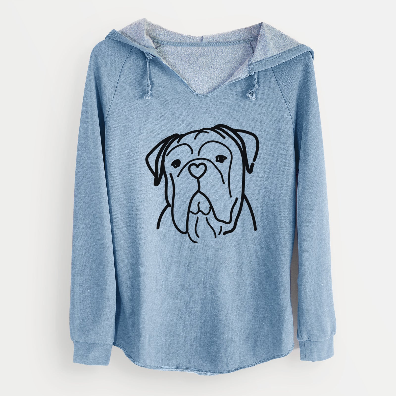 Love Always Vivian the Bull Mastiff - Cali Wave Hooded Sweatshirt